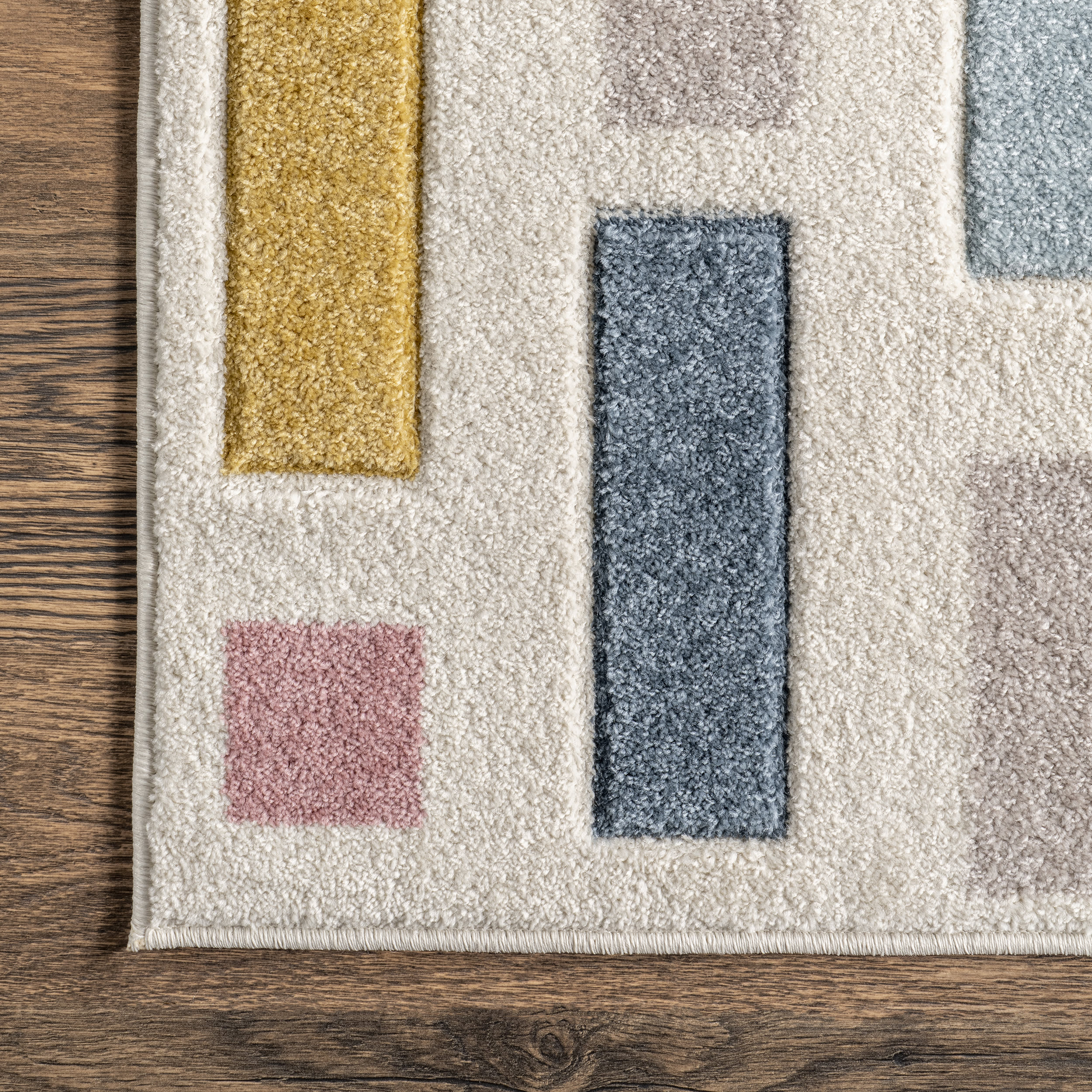 Mollie Kids Color Block Rug | Multicolor - Image 3