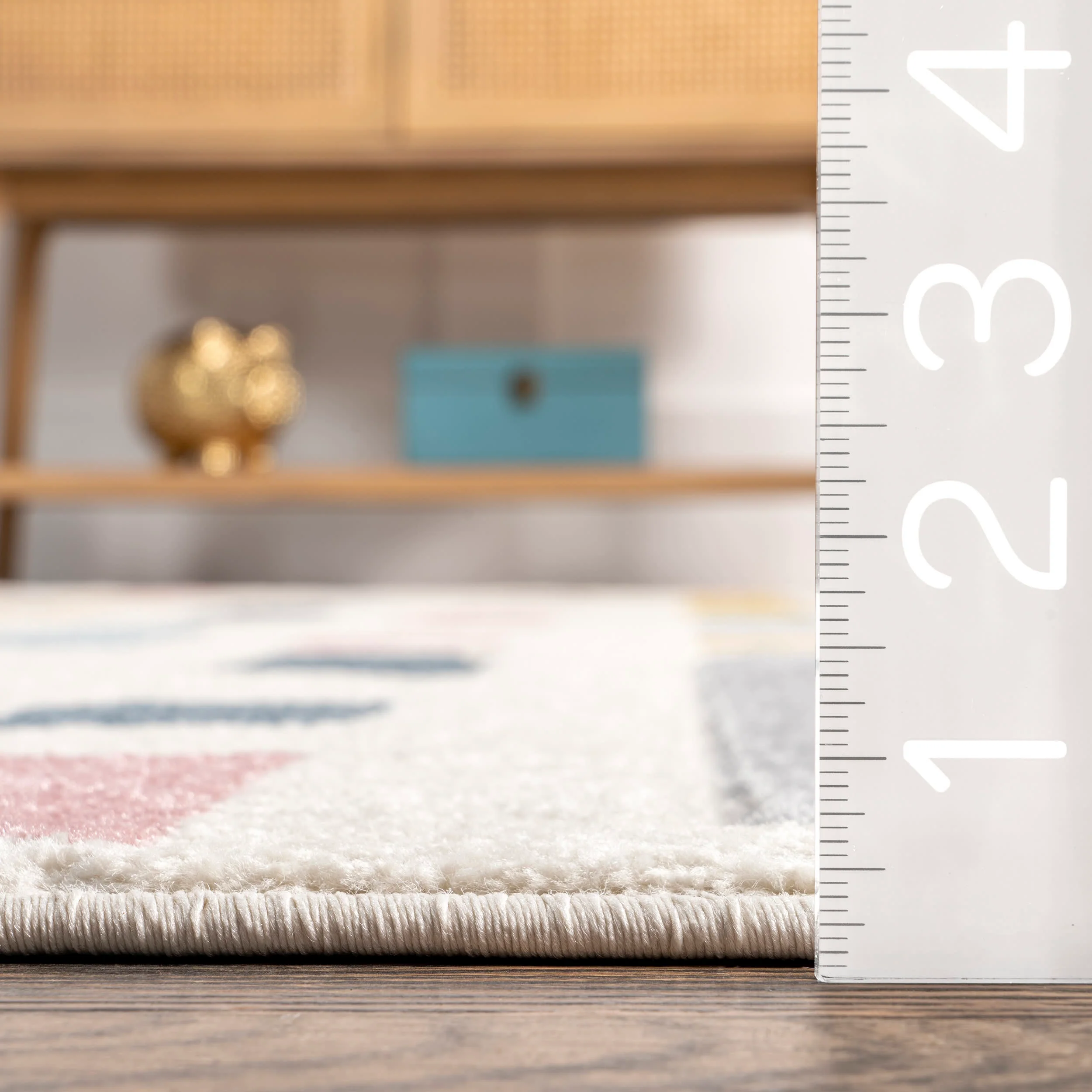 Mollie Kids Color Block Rug | Multicolor - Image 5