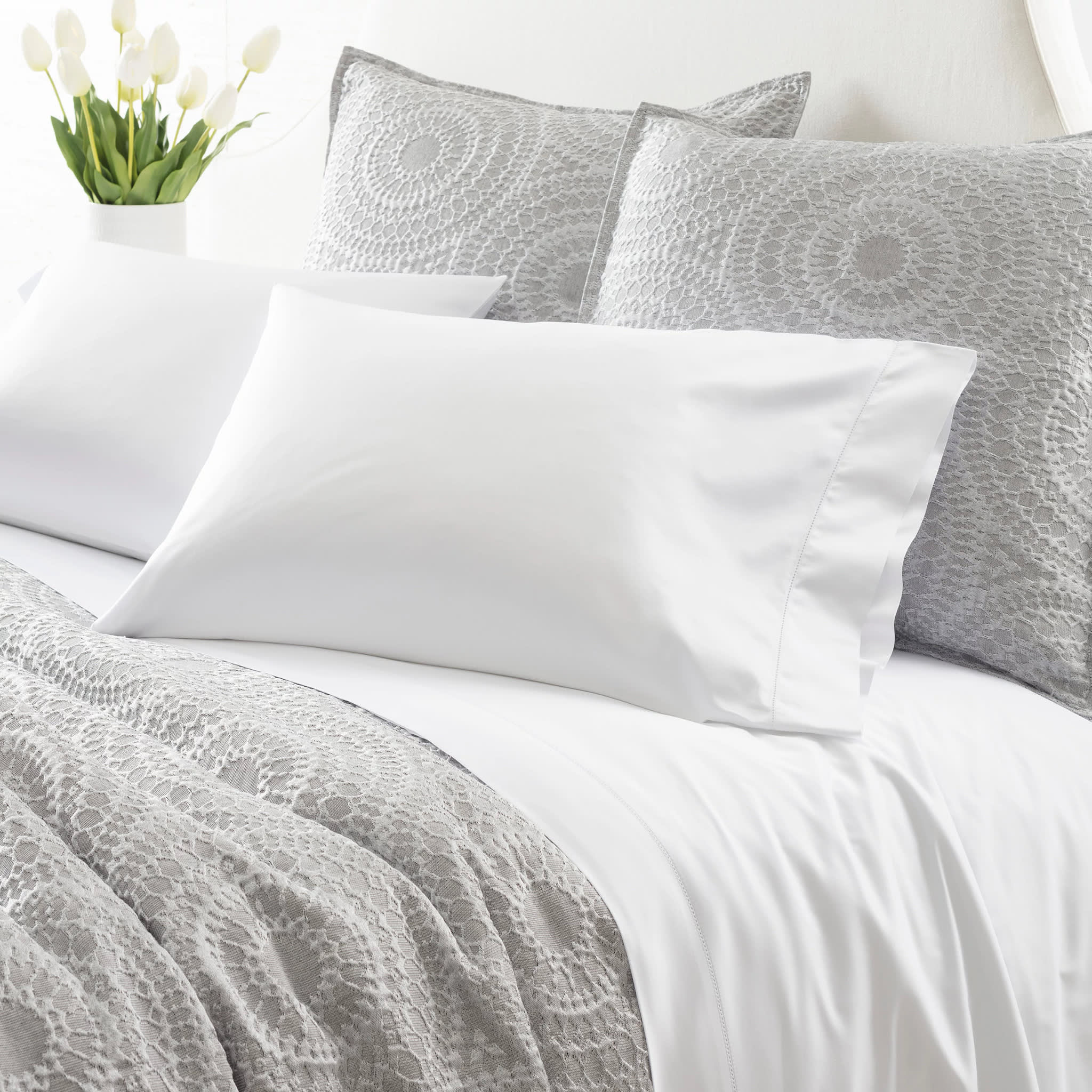 Monarch Sateen Fitted Sheet | White