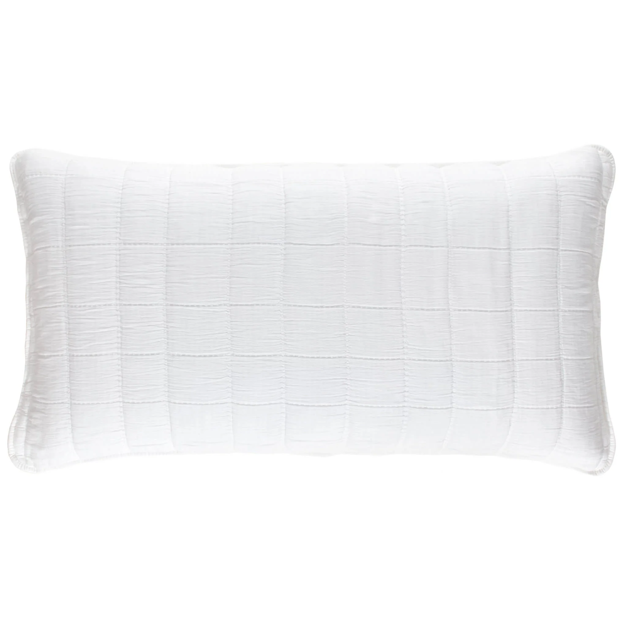 Monet Quilted Sham | White - Image 4