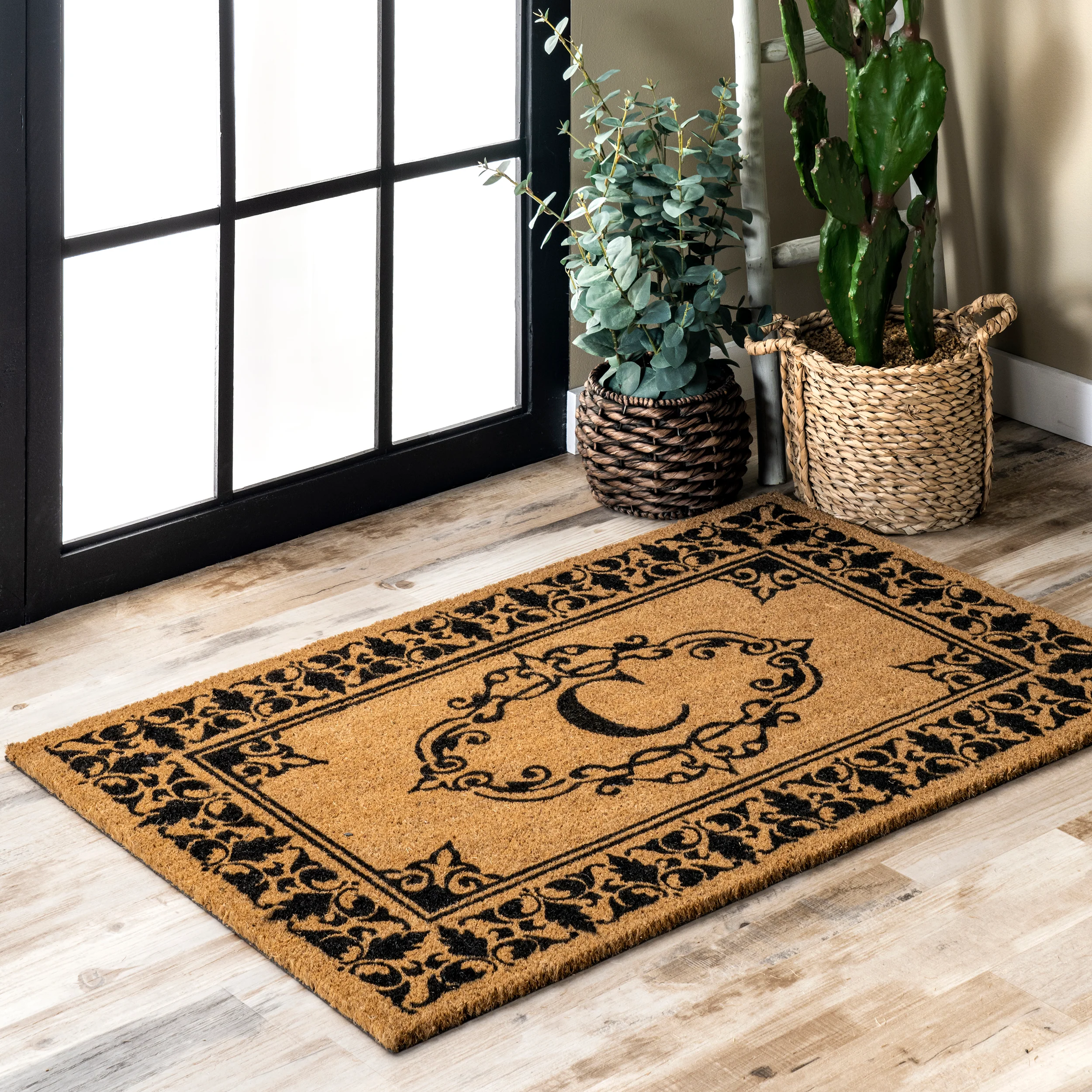 Monogrammed Outdoor Welcome Door Mat | Letter C - Image 2