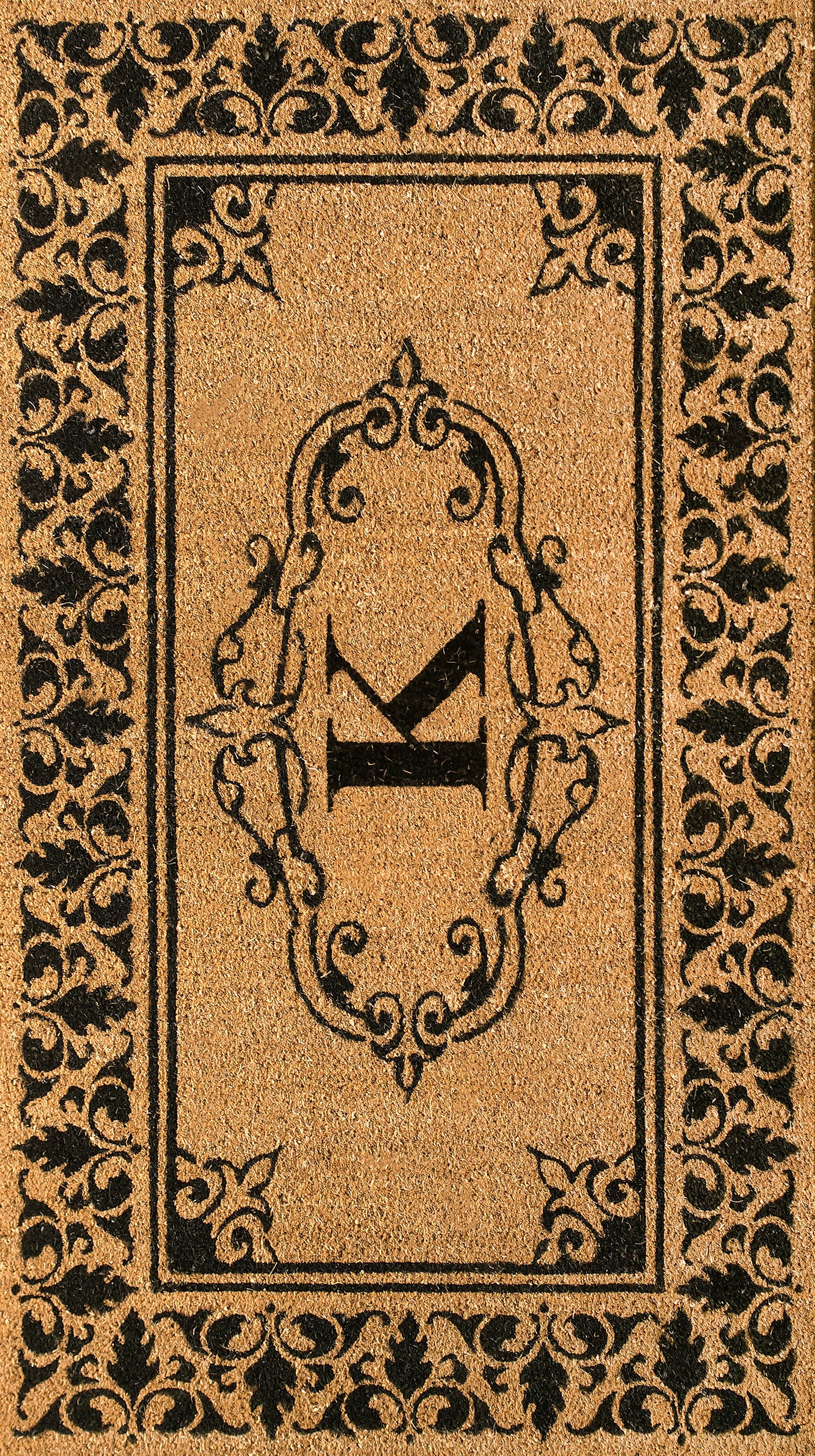 Monogrammed Outdoor Welcome Door Mat | Letter K