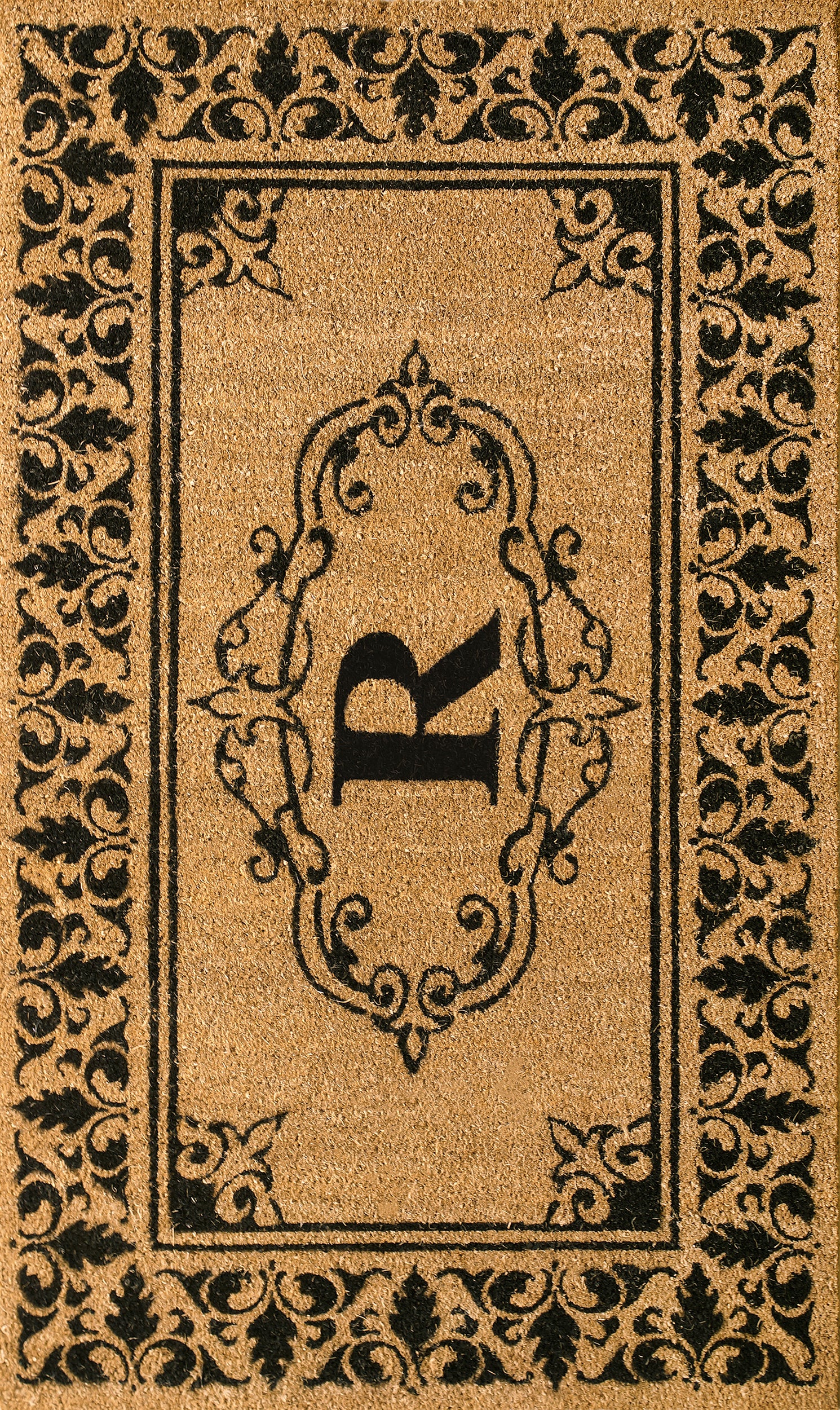 Monogrammed Outdoor Welcome Door Mat | Letter R