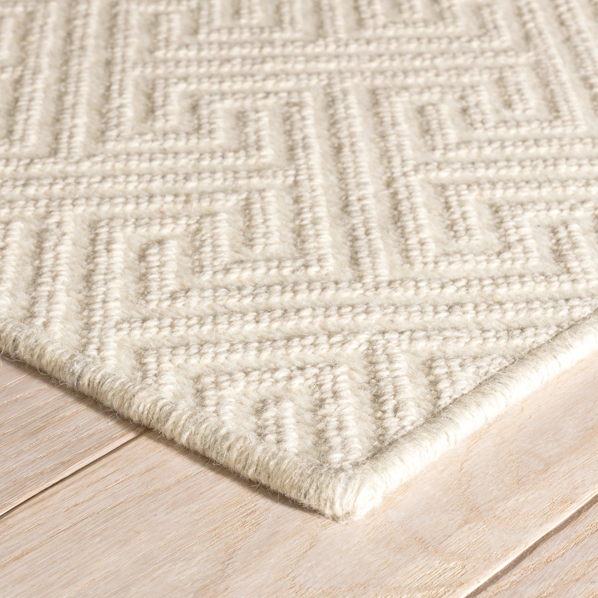 Montage Woven Wool Custom Rug | Platinum - Image 4
