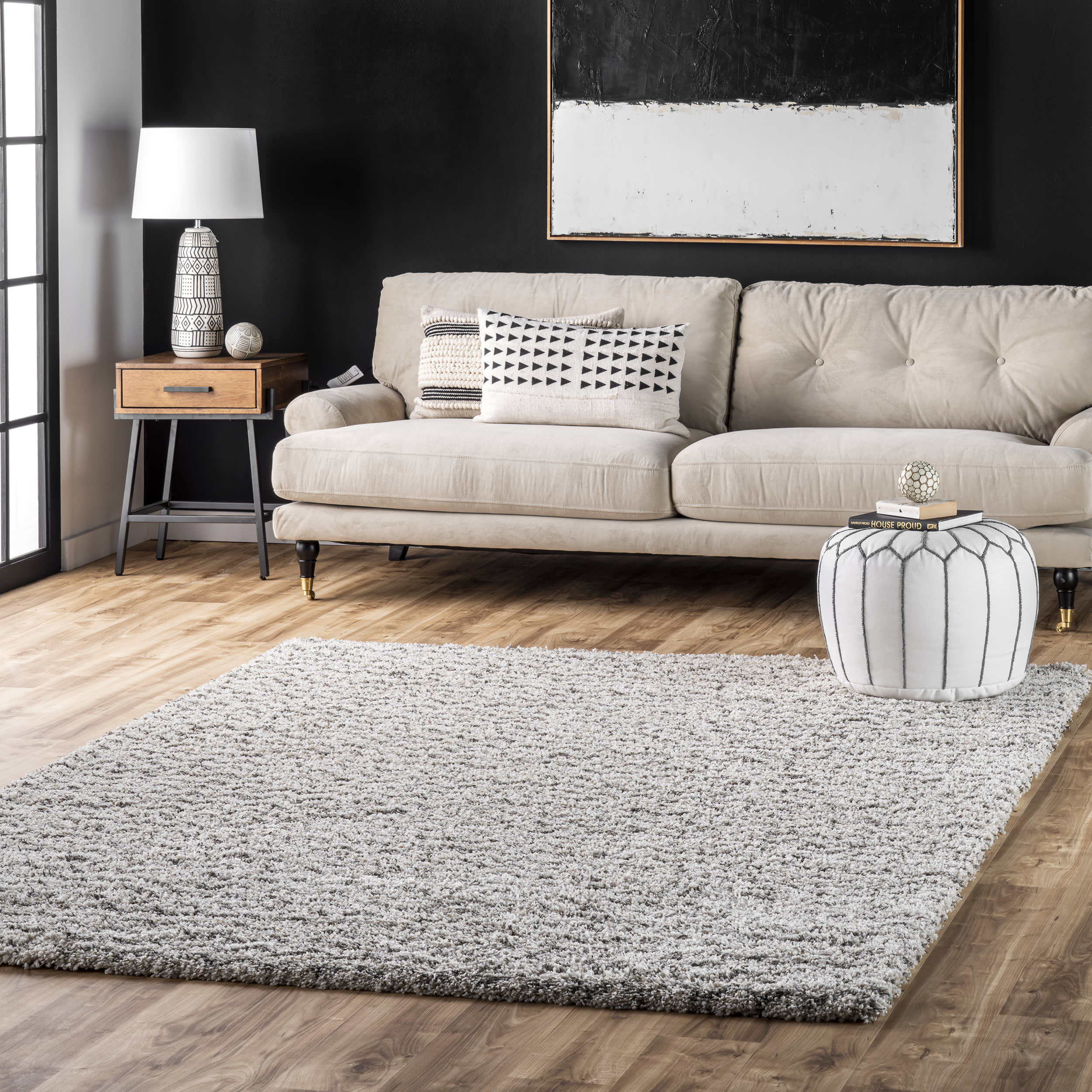 Moroccan Chevron Rug | Ivory - Image 2