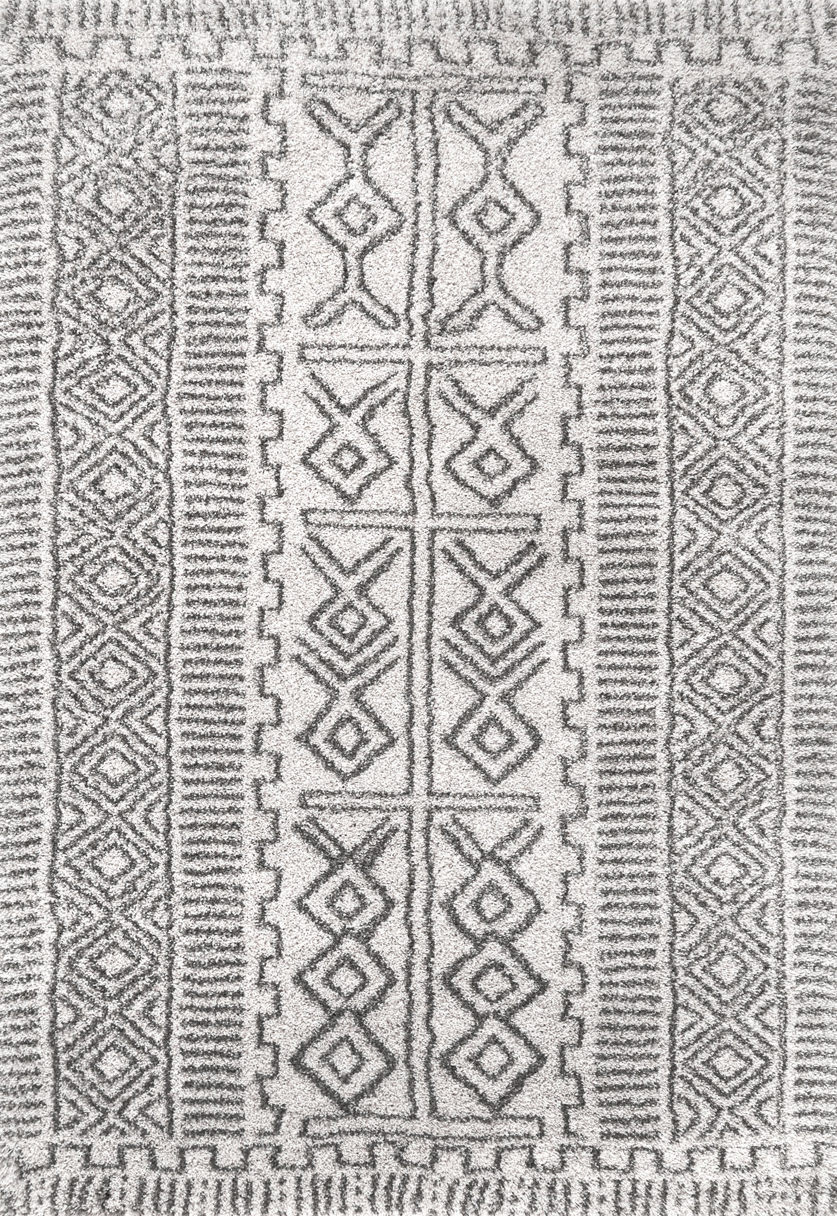 Moroccan Geometric Rug | Ivory