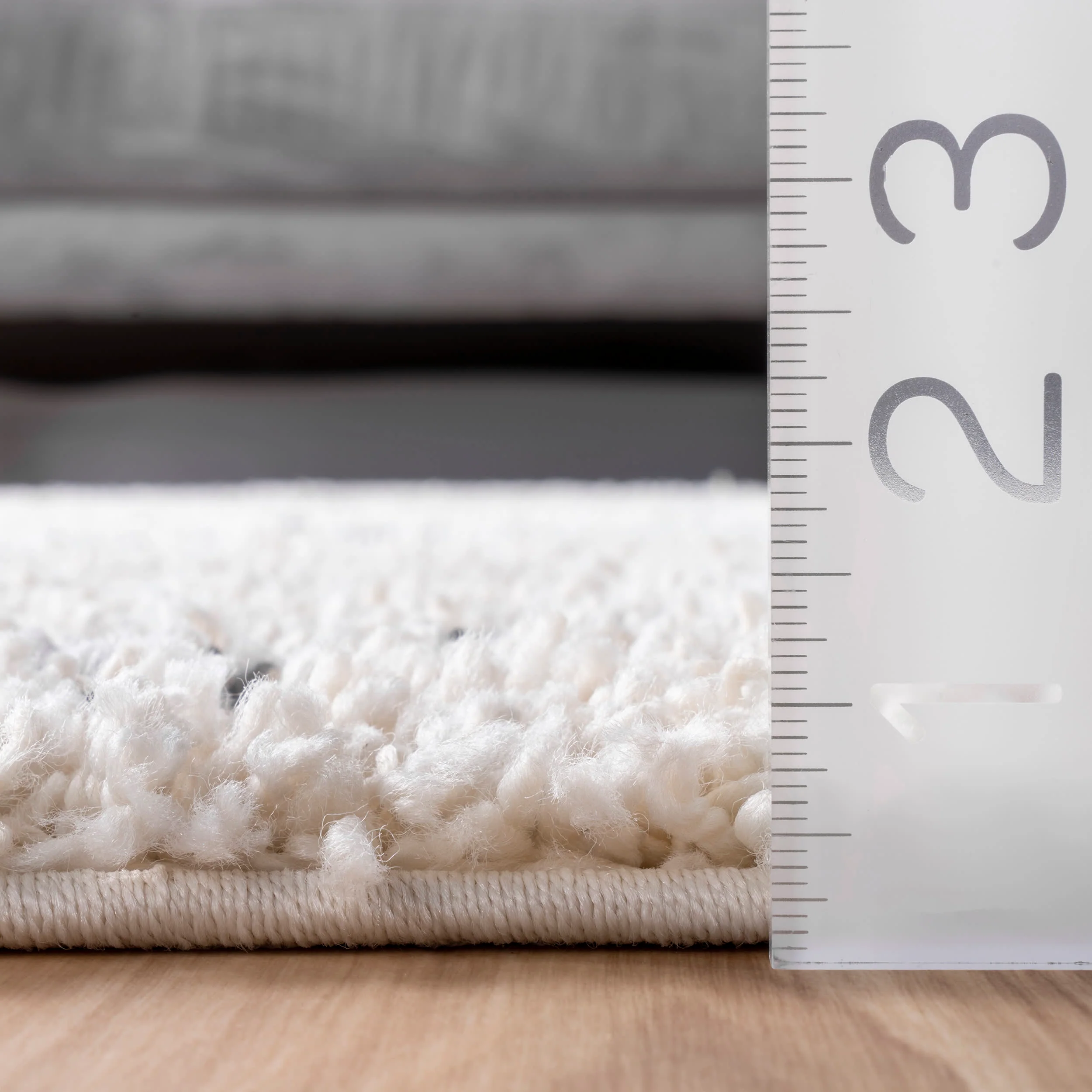 Jessie Moroccan Lattice Tassel Area Rug | Off White - Image 5