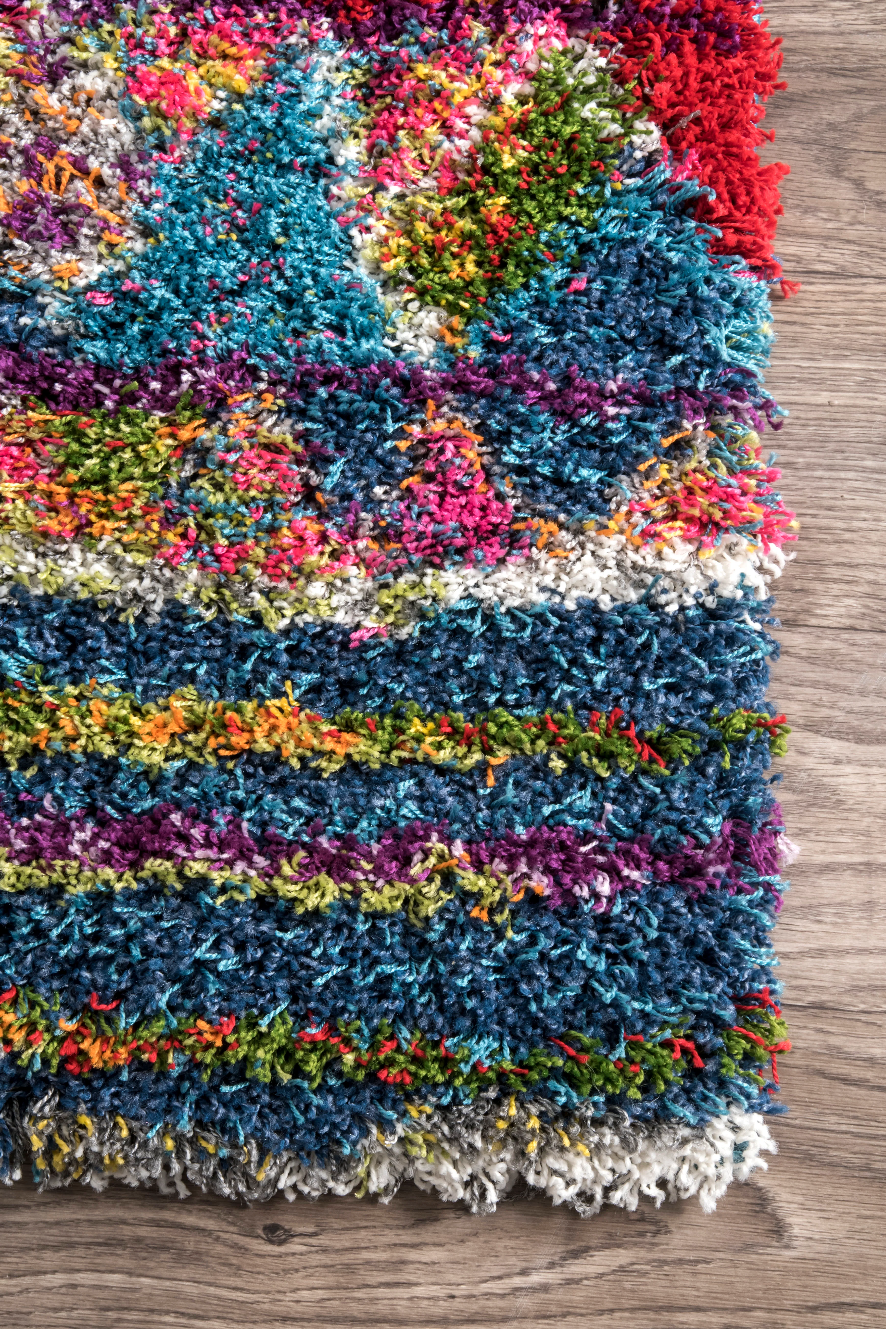 Moroccan Mosaic Rug | Multicolor - Image 3