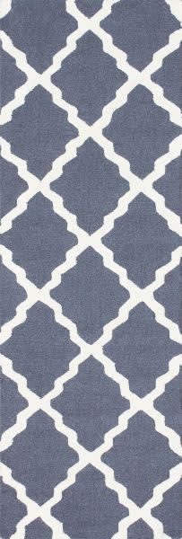 Moroccan Trellis Rug | Blue Grey - Image 5