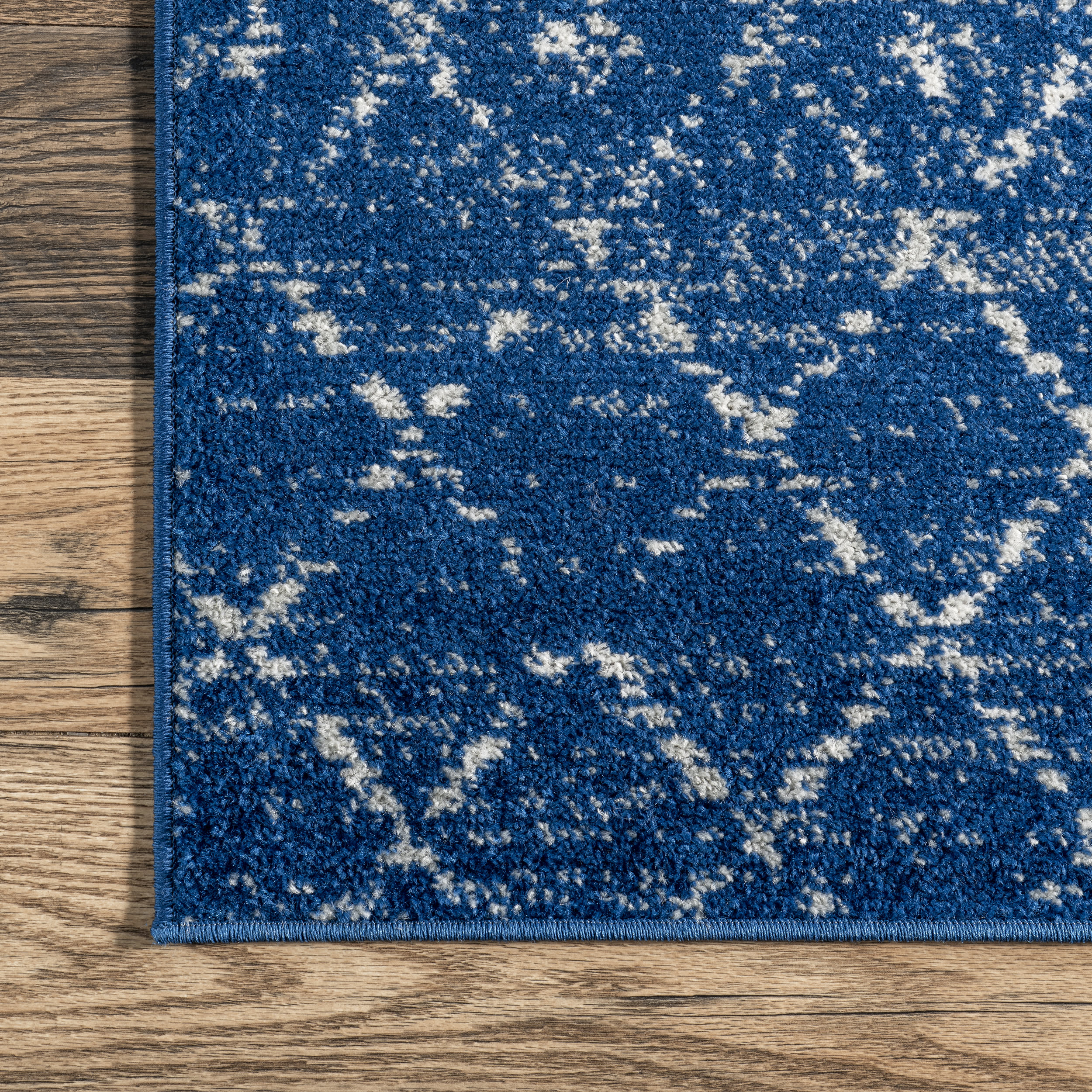 Moroccan Trellis Rug | Blue - Image 3