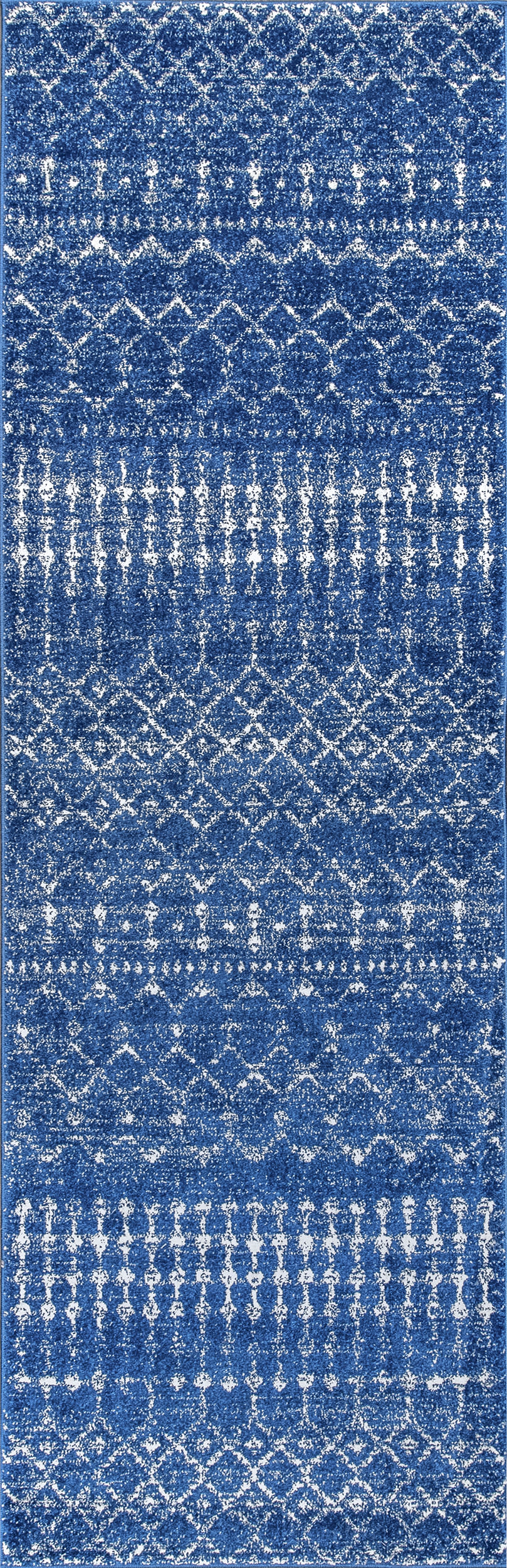 Moroccan Trellis Rug | Blue