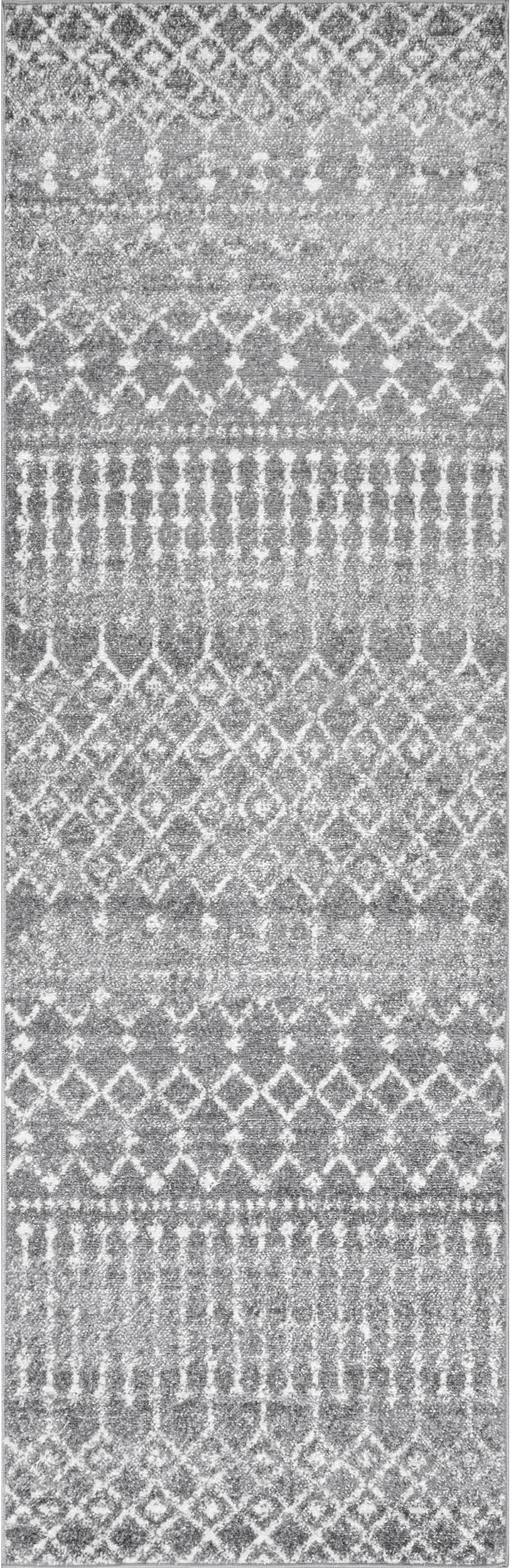 Moroccan Trellis Rug | Dark Grey