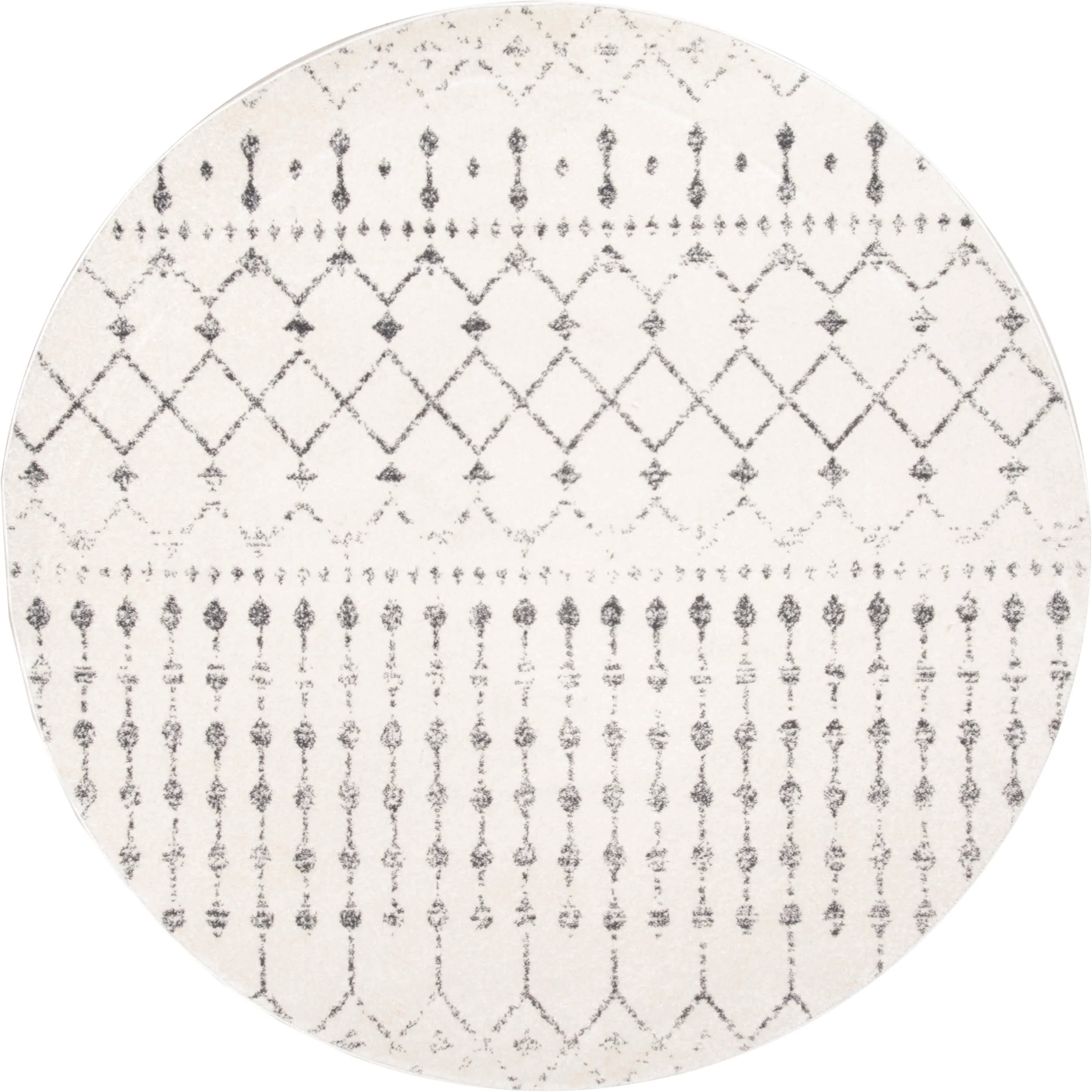 Moroccan Trellis Rug | Grey