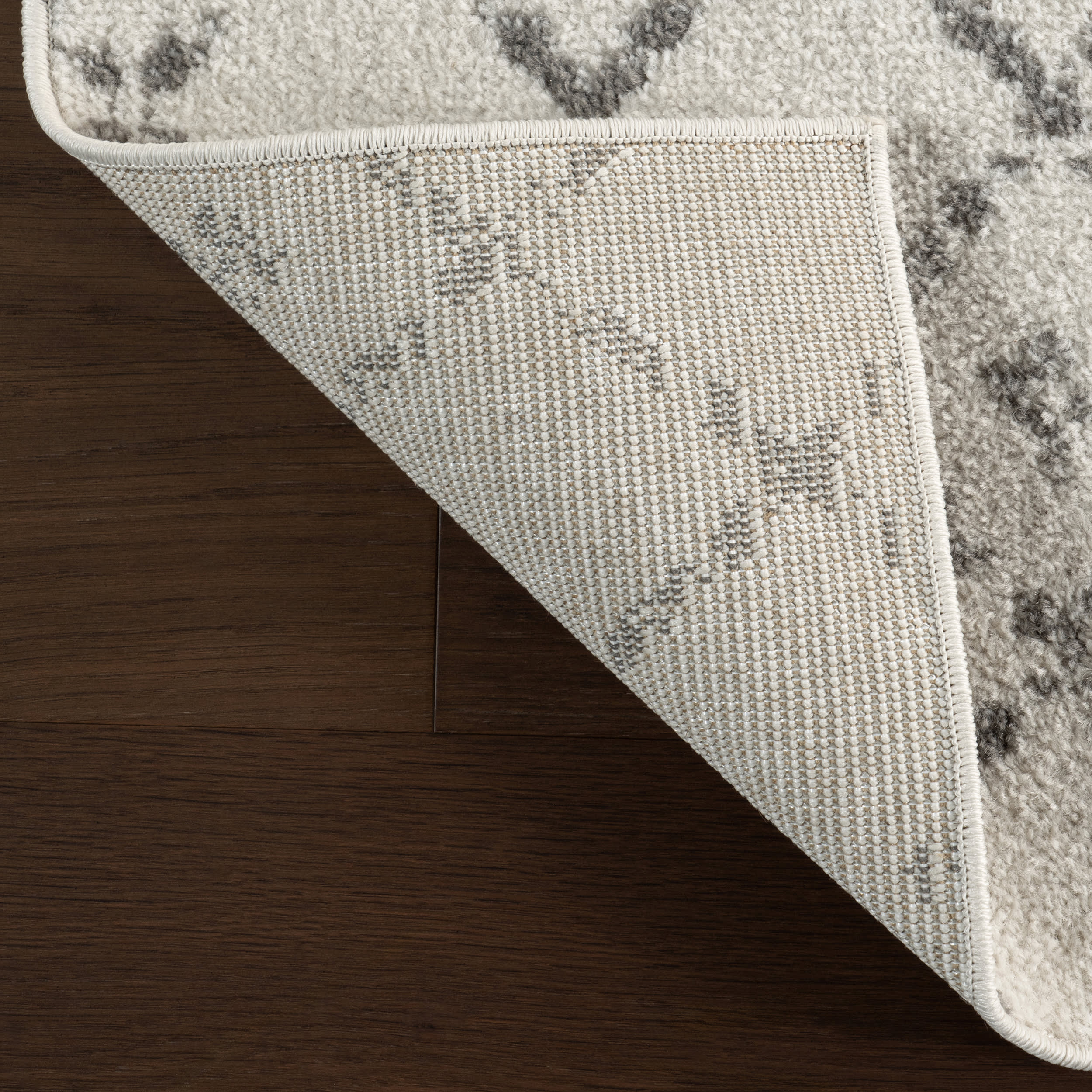 Moroccan Trellis Rug | Grey - Image 8