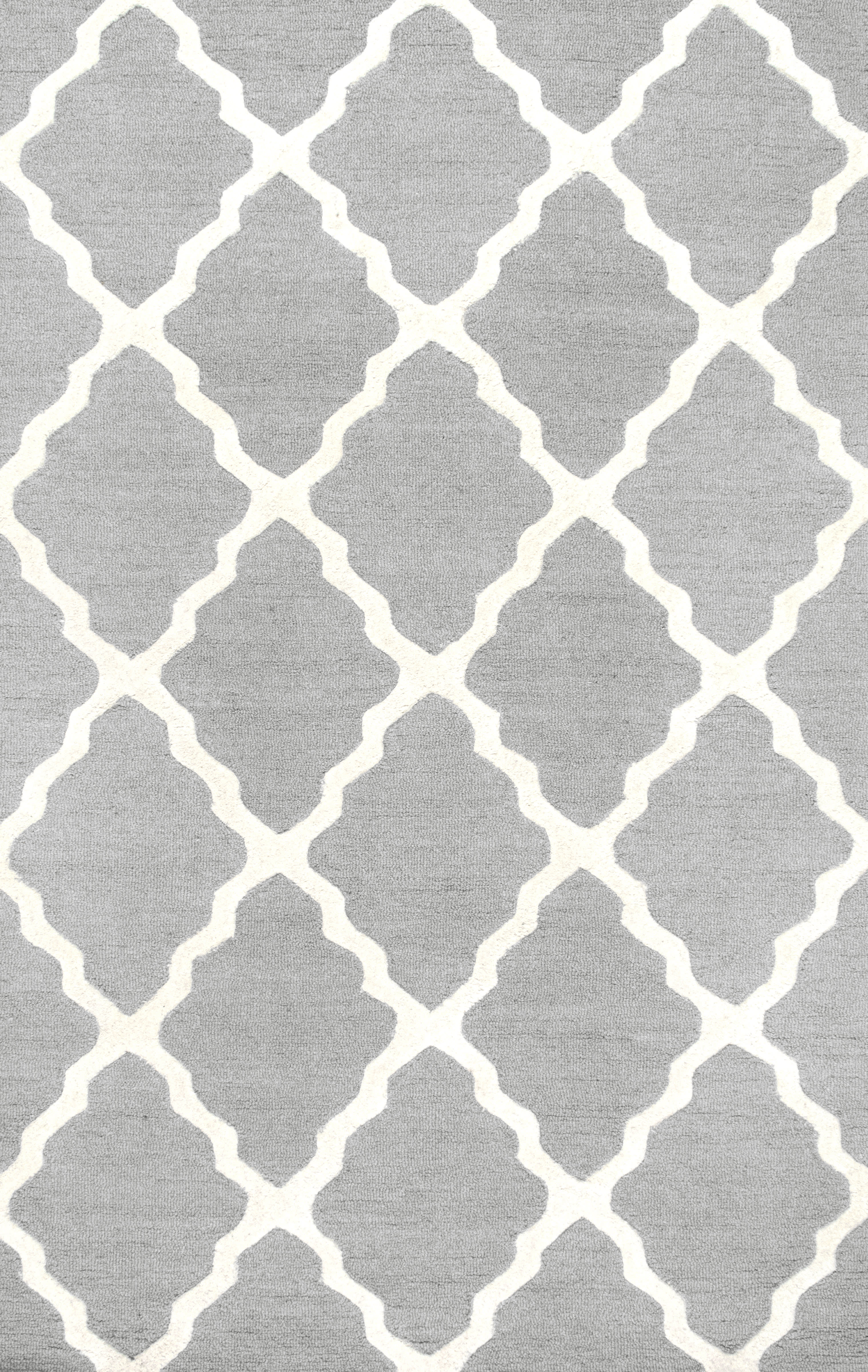Moroccan Trellis Rug | Light Grey
