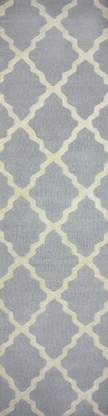 Moroccan Trellis Rug | Light Grey - Image 5