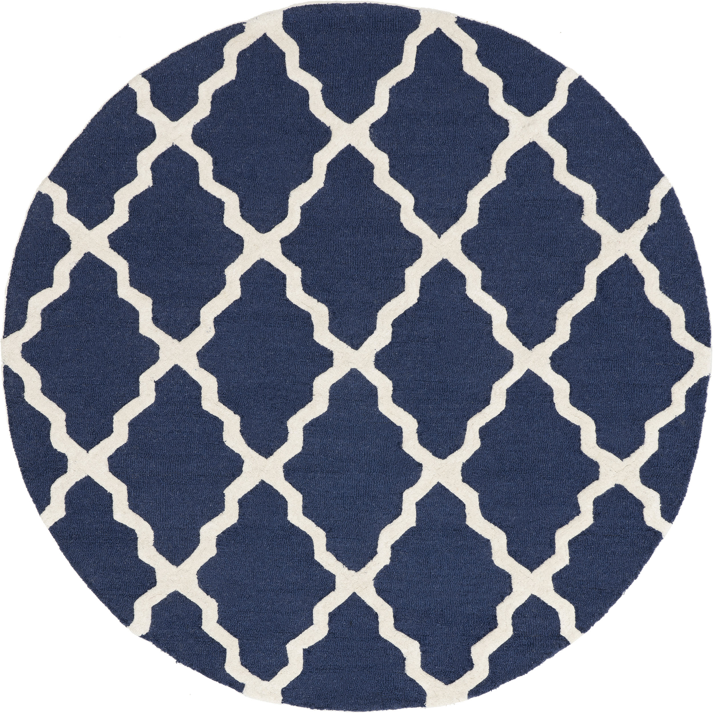 Moroccan Trellis Rug | Navy