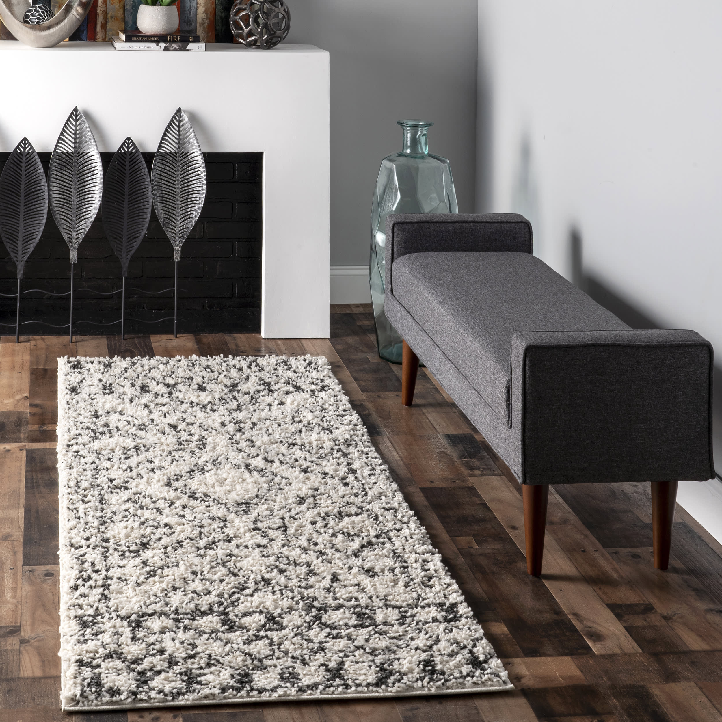 Moroccan Trellis Rug | Off White - Image 2