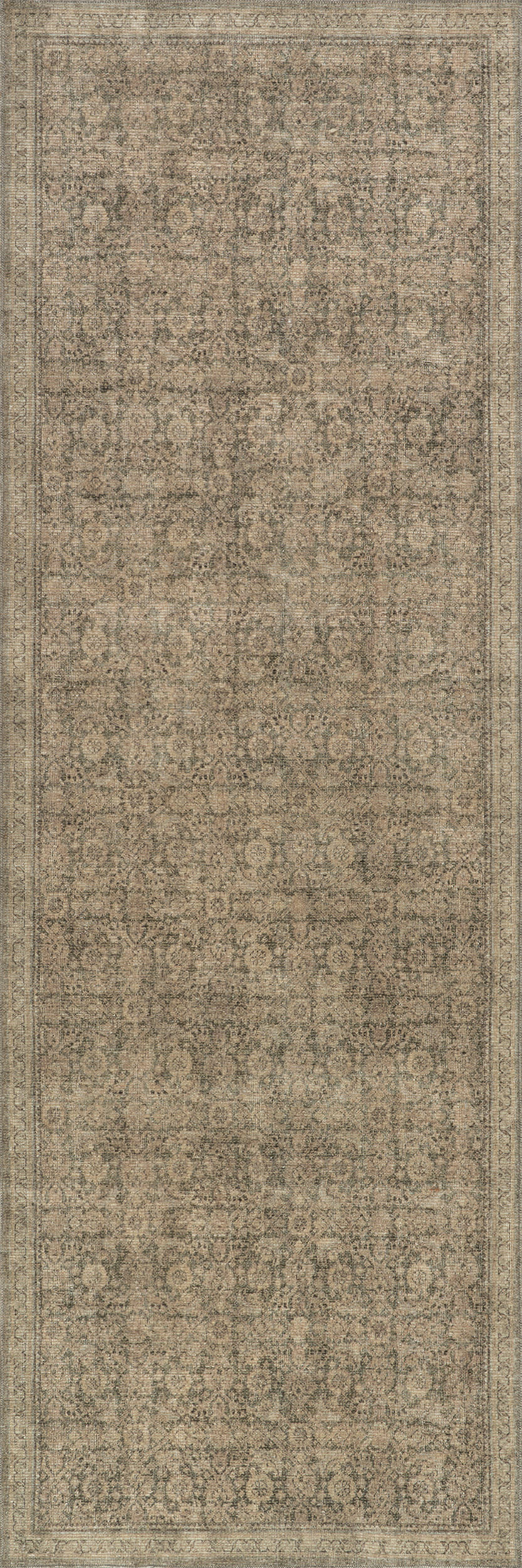 Morristown Antiqued Jute-Blend Rug | Green