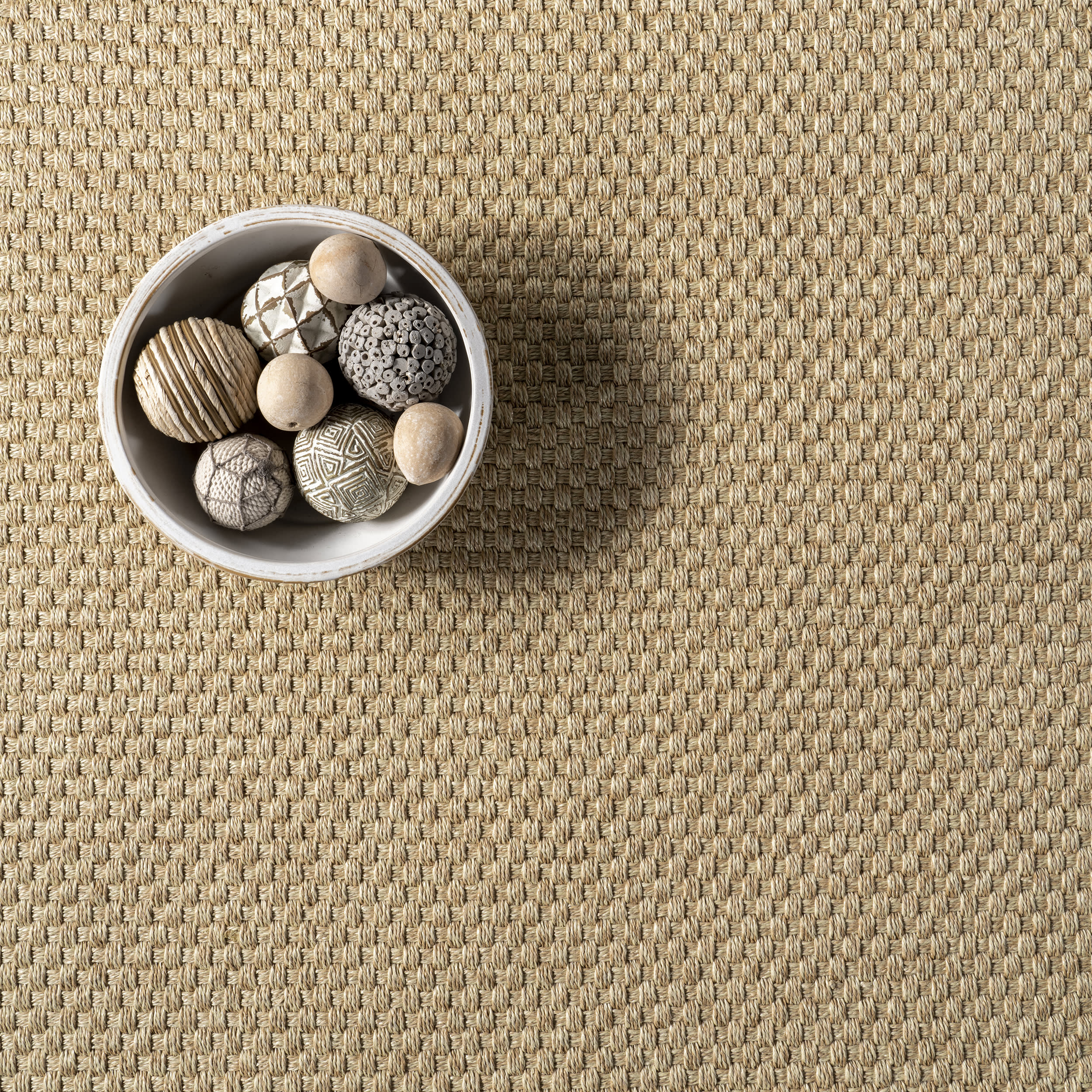 Morvoren Faux Seagrass Indoor/Outdoor Rug | Black - Image 7