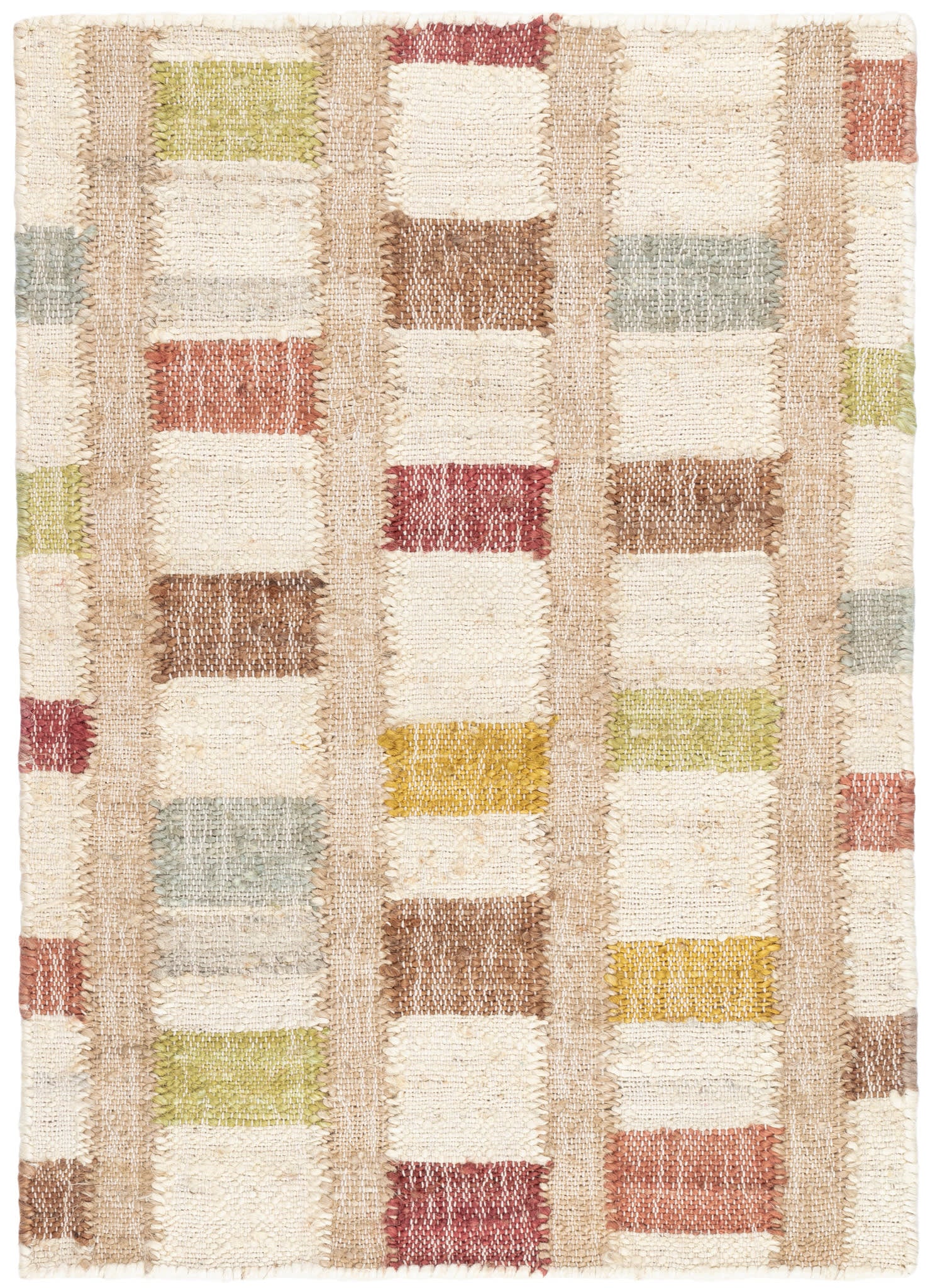Mosaic Handwoven Jute Rug | Multi