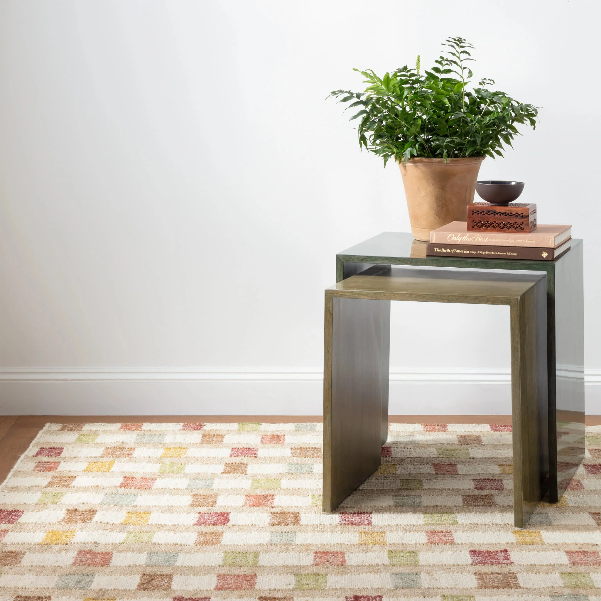 Mosaic Handwoven Jute Rug | Multi - Image 4