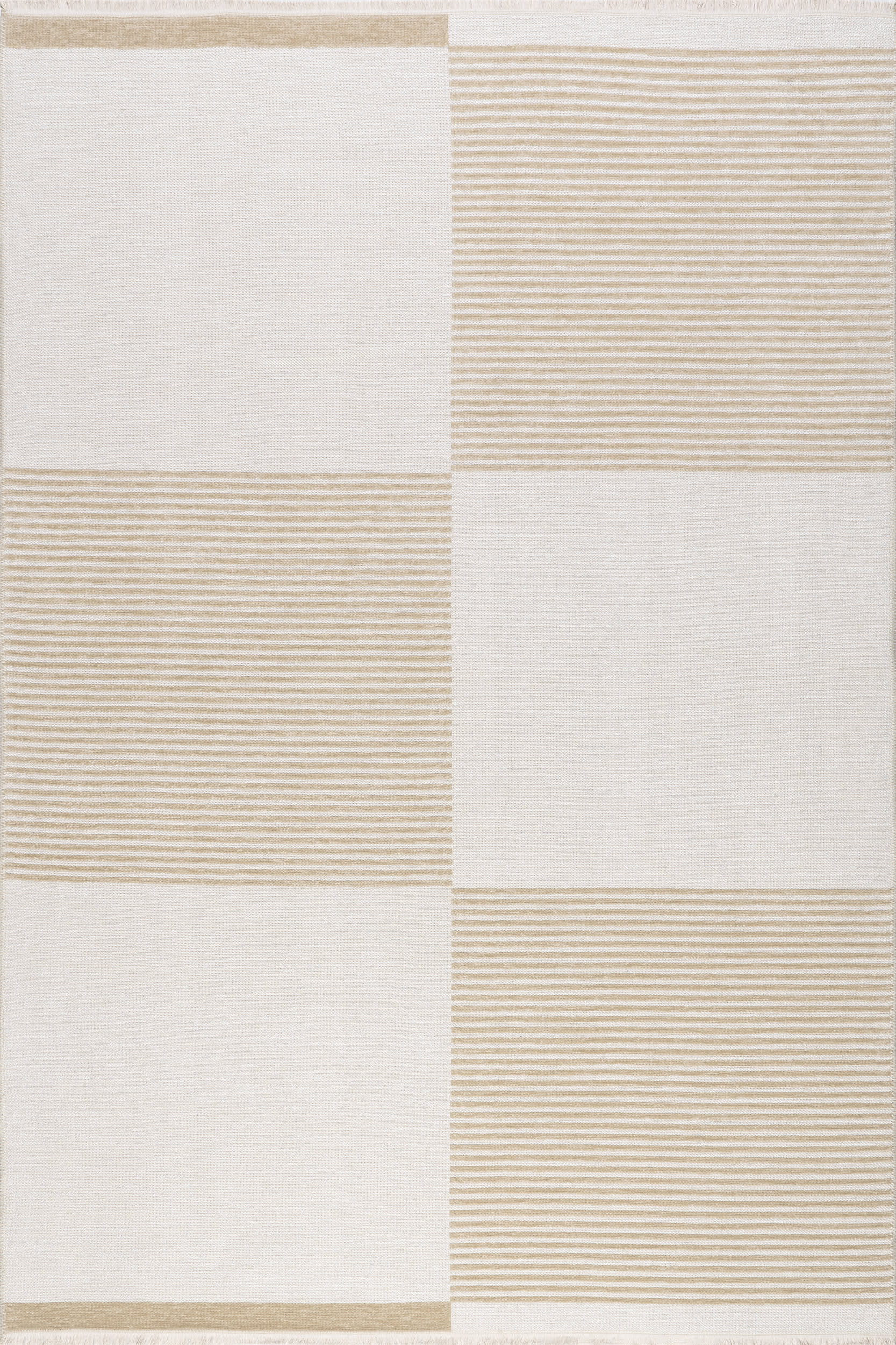 Murphy Large Checkerboard Reversible Washable Rug | Taupe
