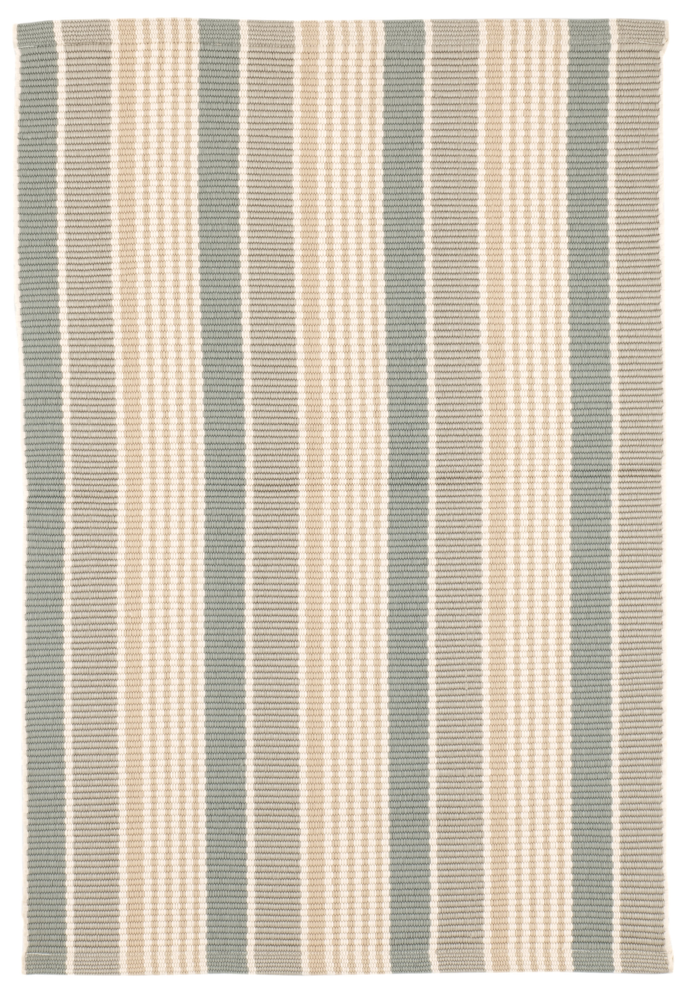 Mystic Stripe Handwoven Indoor/Outdoor Rug | Slate