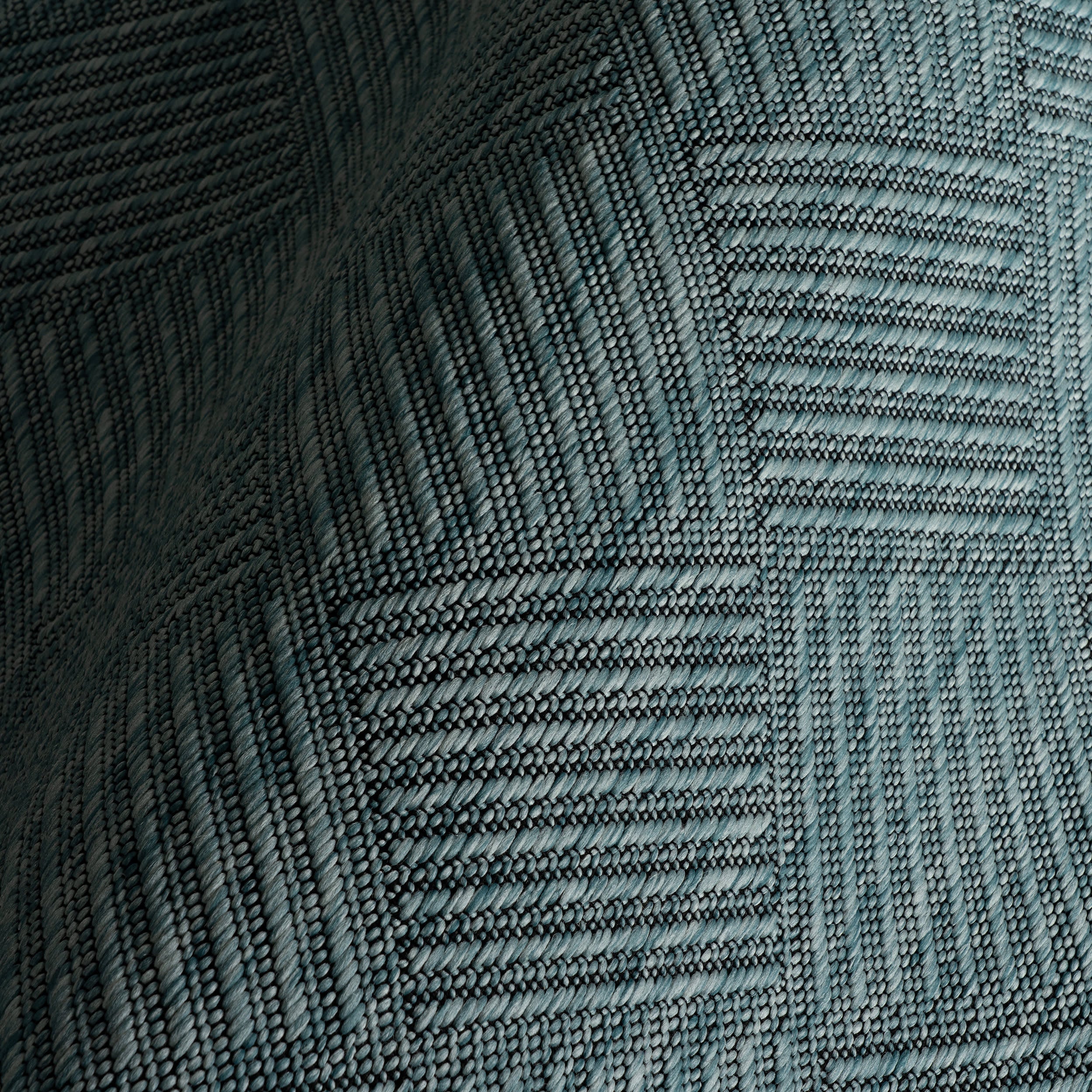Nahla Modern Diamond Indoor/Outdoor Rug | Aqua - Image 3