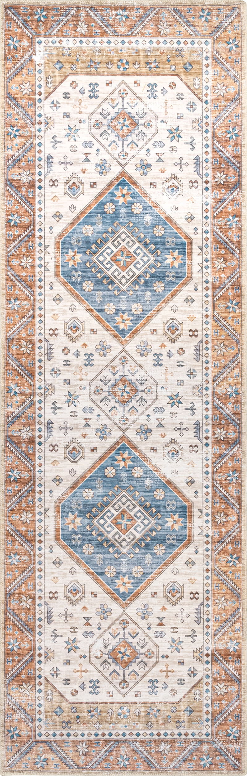Natasha Medallion Washable Rug | Multicolor