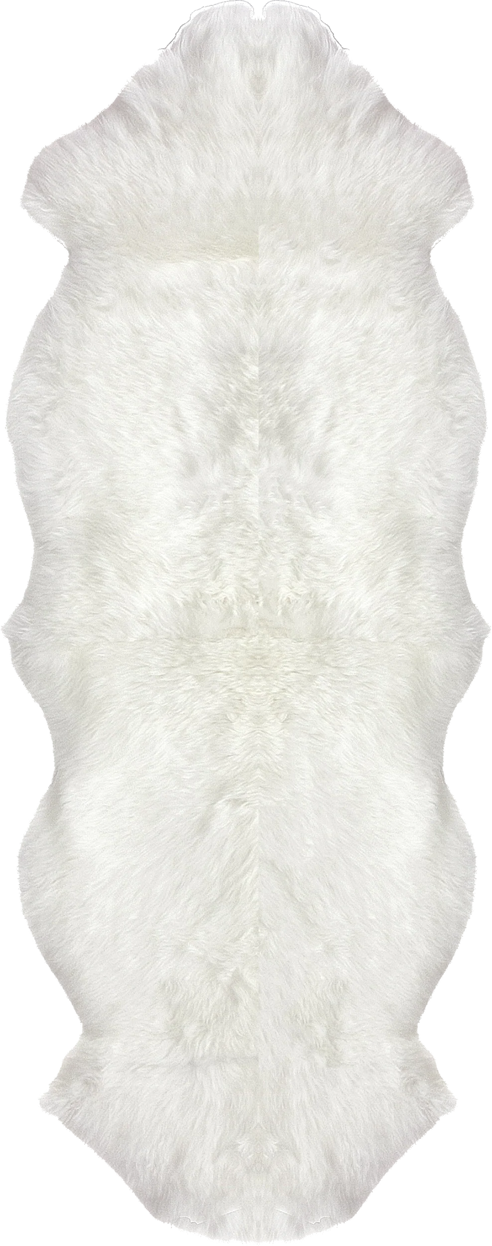 Natural Double Pelt Sheepskin Rug | Natural