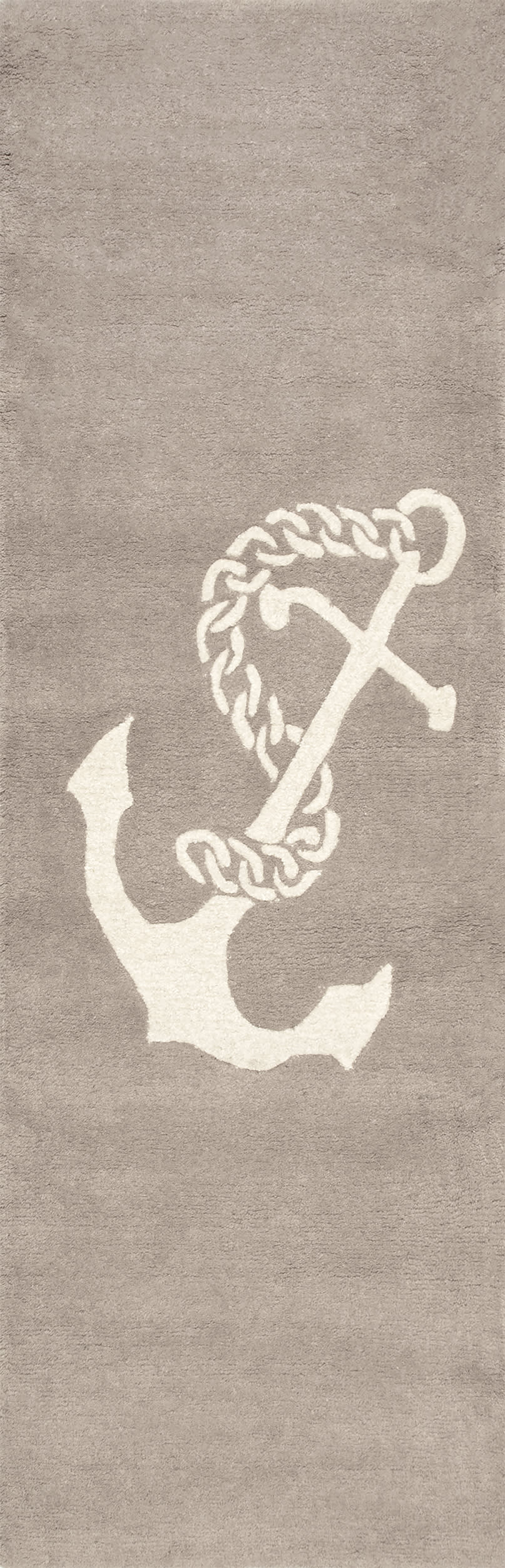 Nautical Anchor Rug | Beige