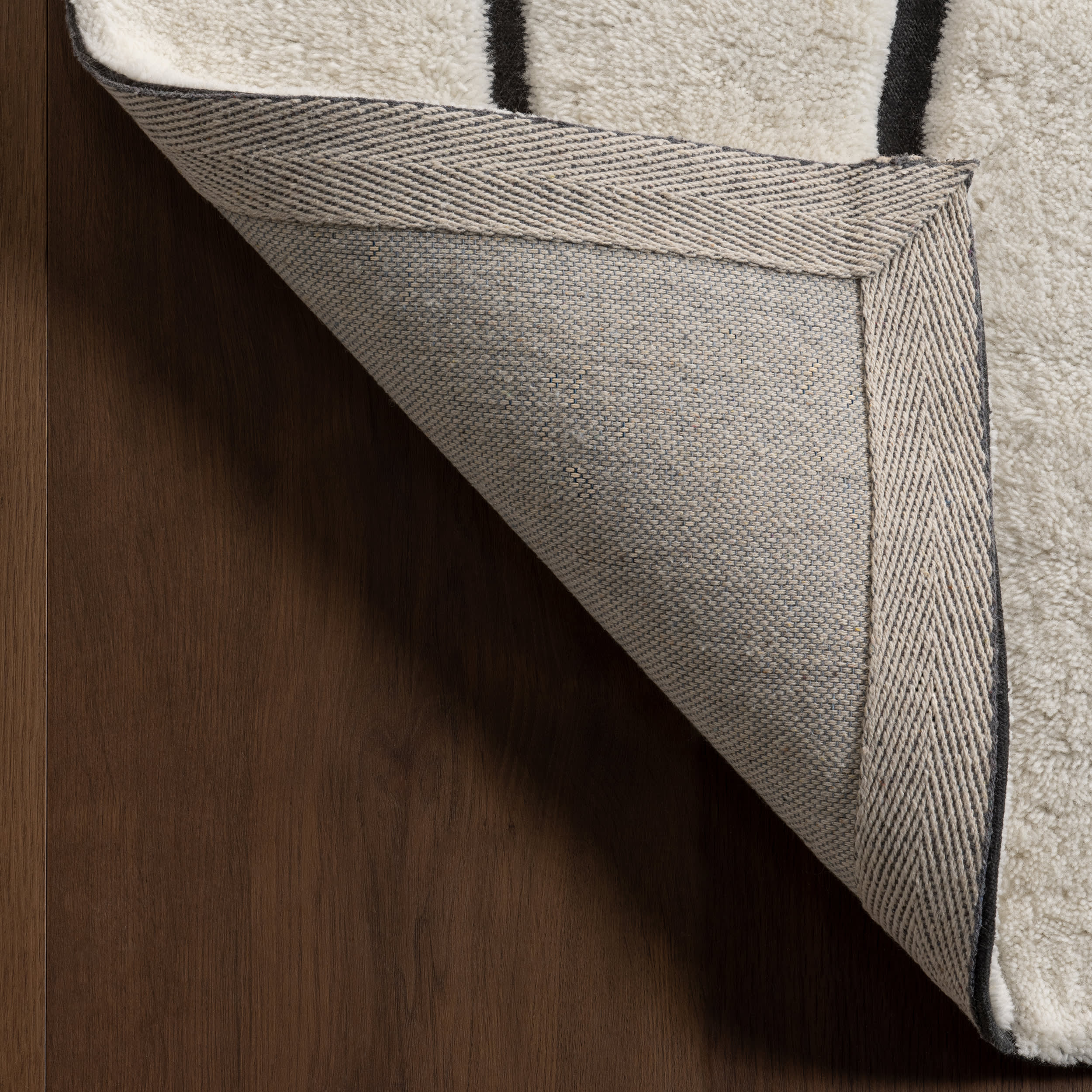 Nazco Abstract New Zealand Wool Rug | Charcoal - Image 6