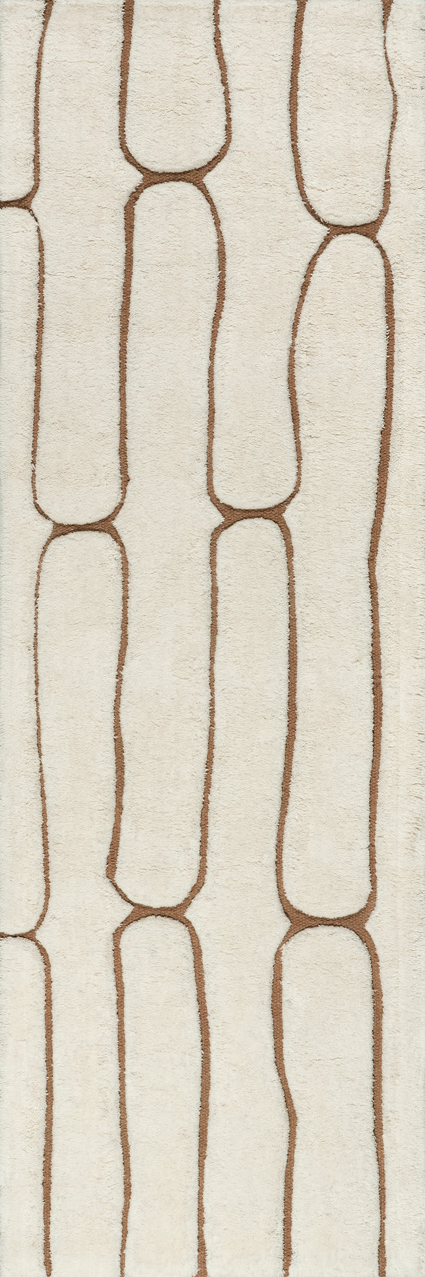 Nazco Abstract New Zealand Wool Rug | Cream