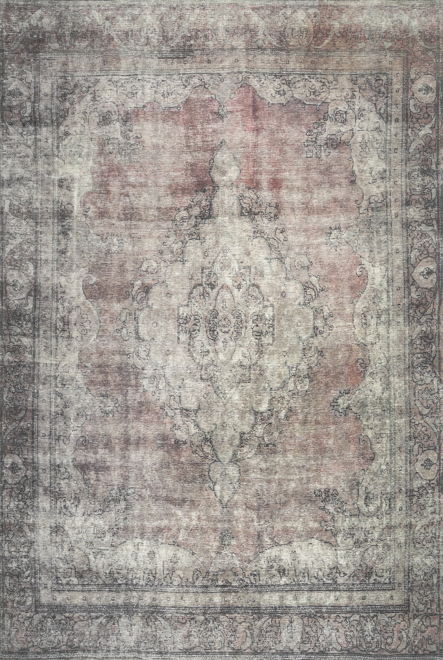 Nebular Medallion Flatweave Rug | Multicolor