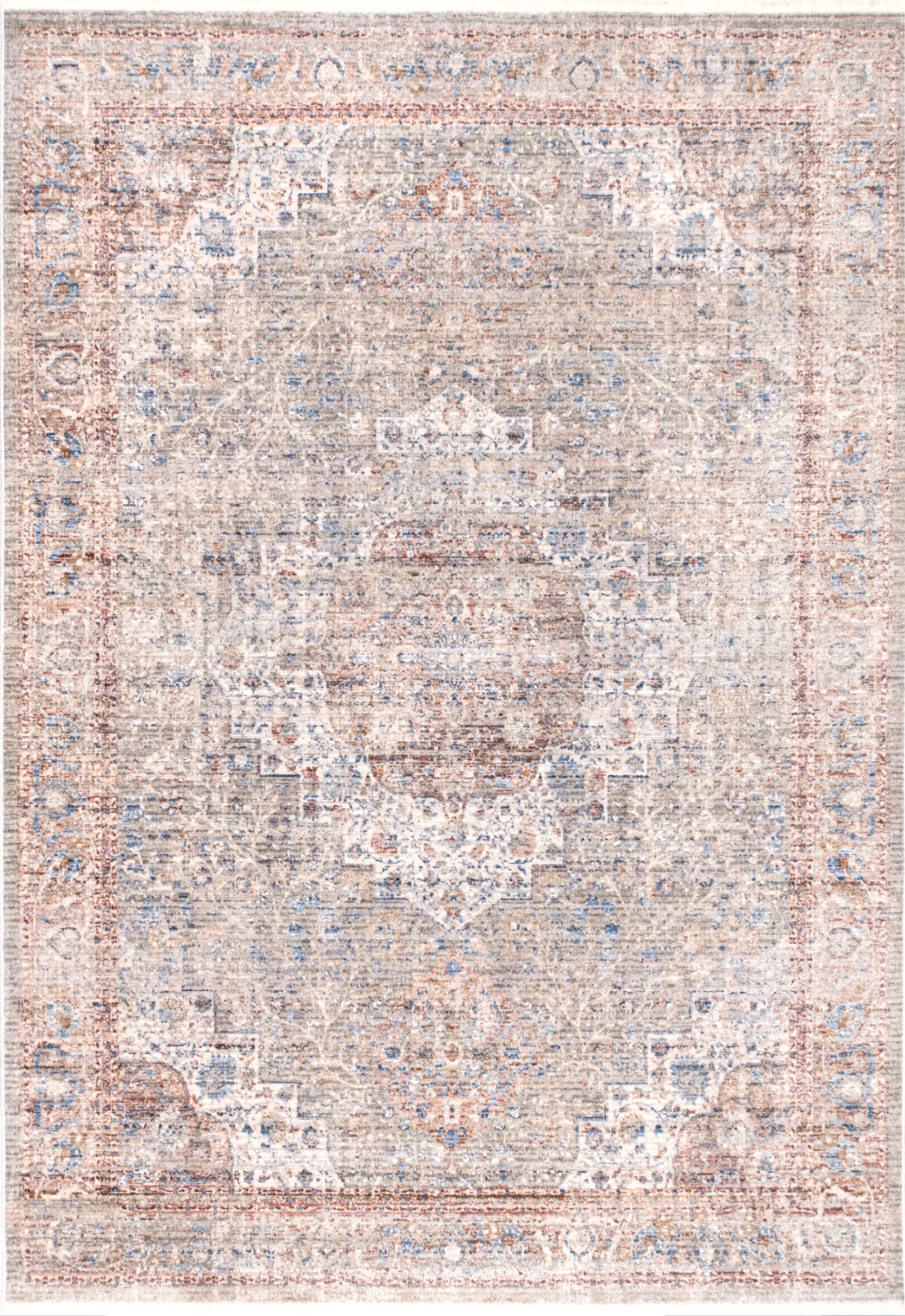 Nebulous Rosette Rug | Beige