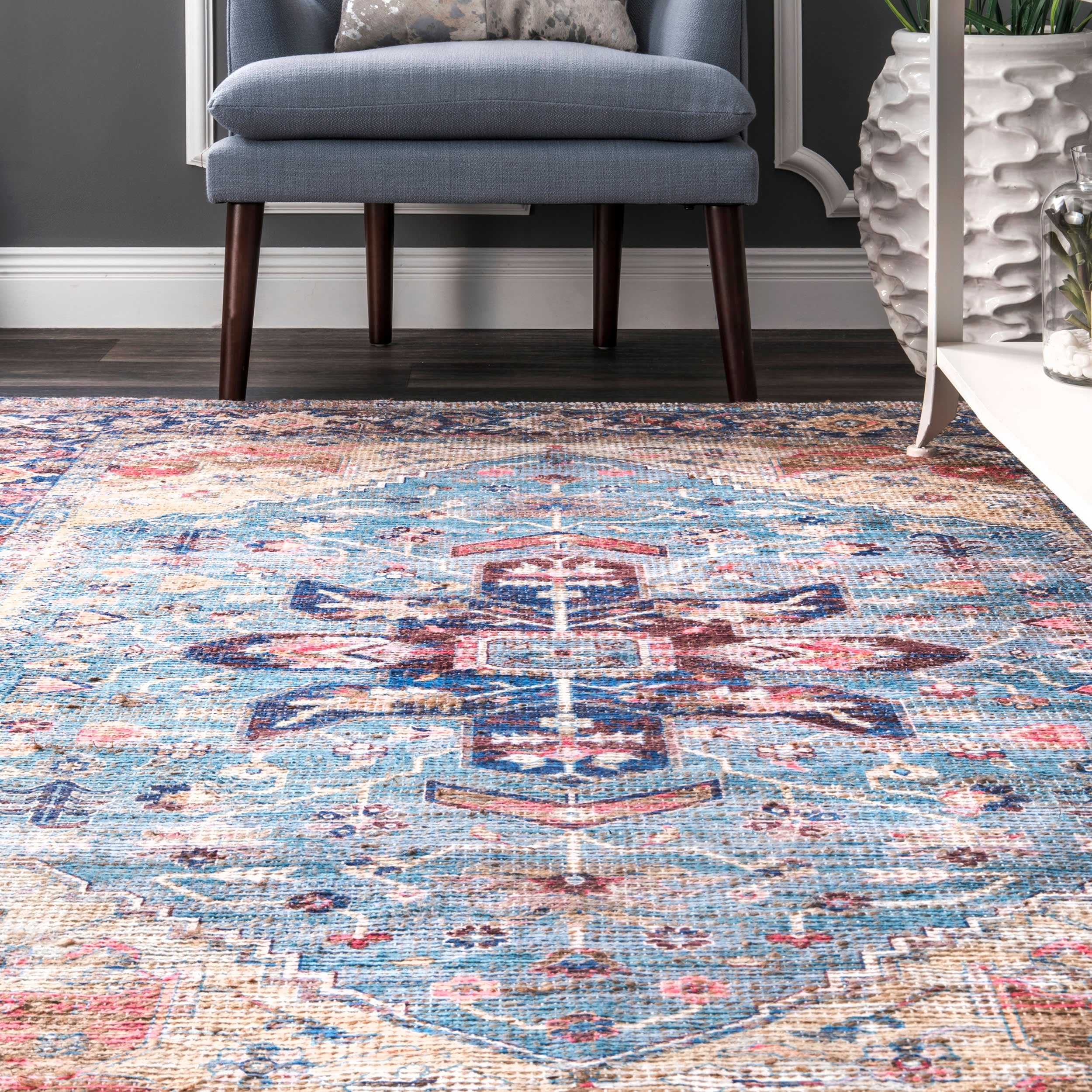 Neve Rug | Blue - Image 4
