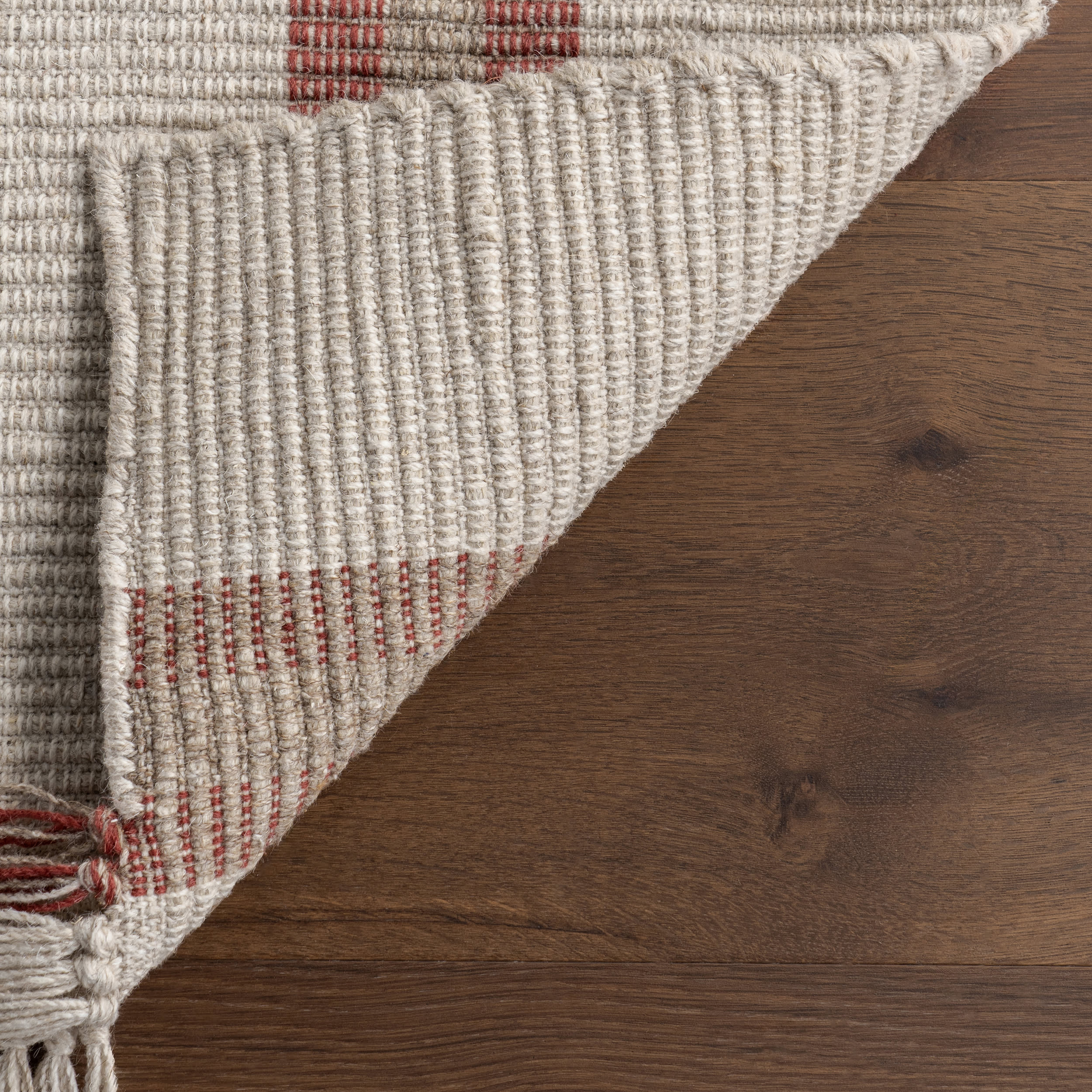 Nichols Striped Wool Rug | Ivory - Image 6
