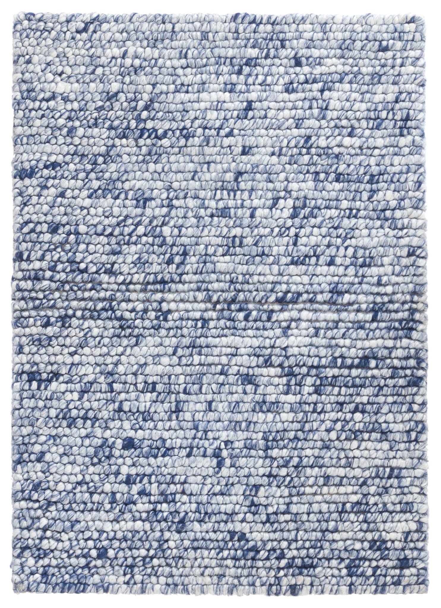 Niels Handwoven Wool/Viscose Rug | Navy