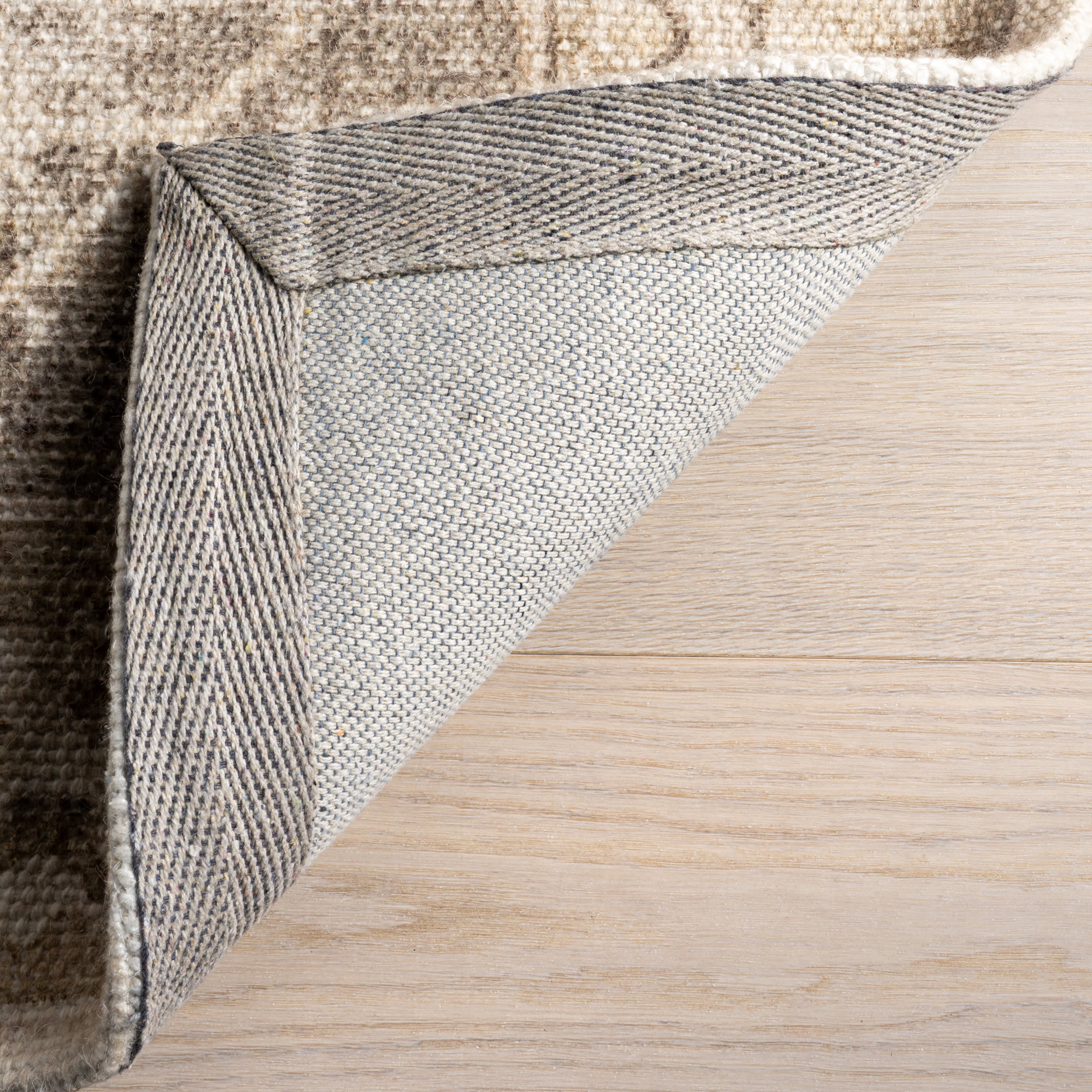 Nienna Wool and Cotton Rug | Beige - Image 6