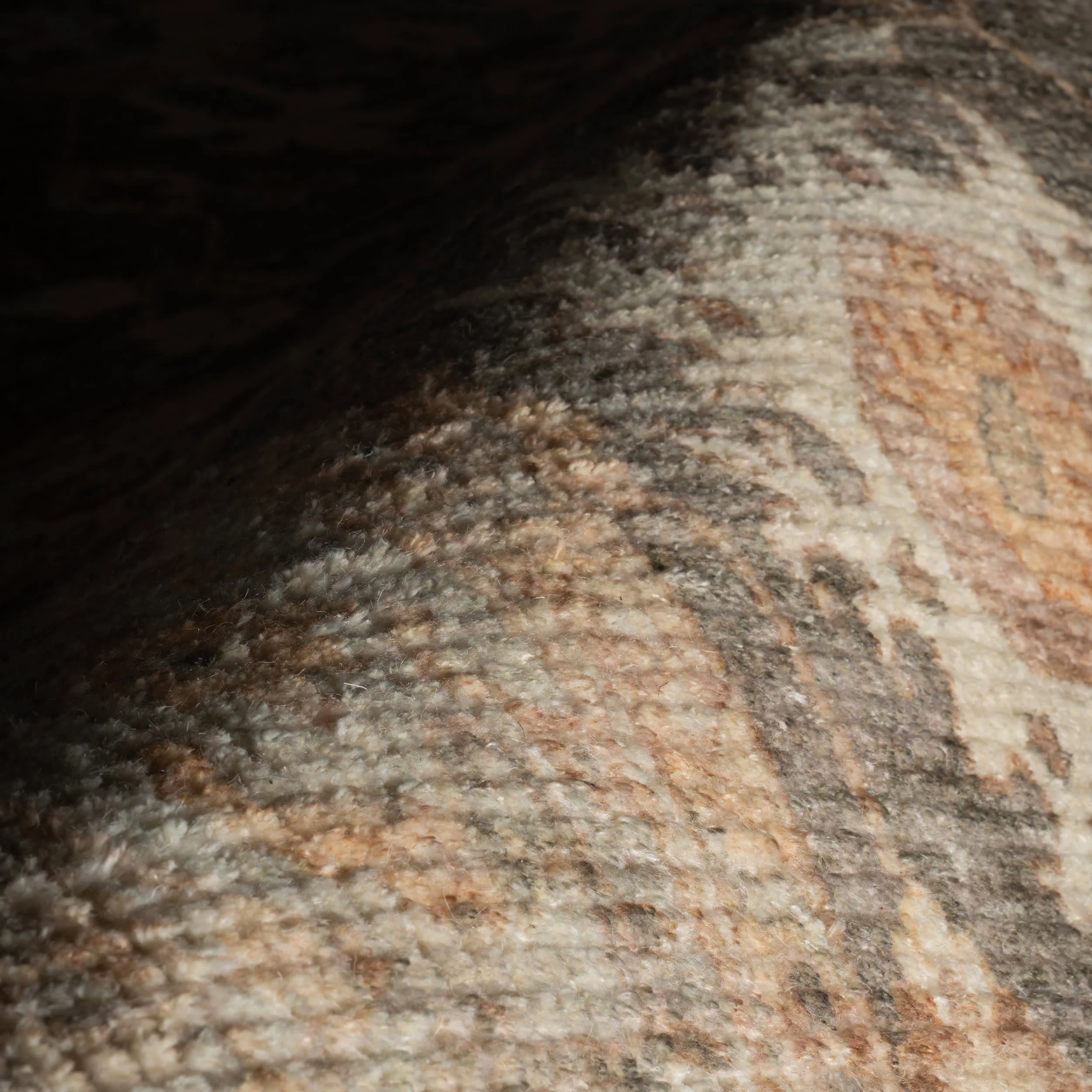 Nira Hand Tufted Wool-Blend Rug | Brown - Image 3