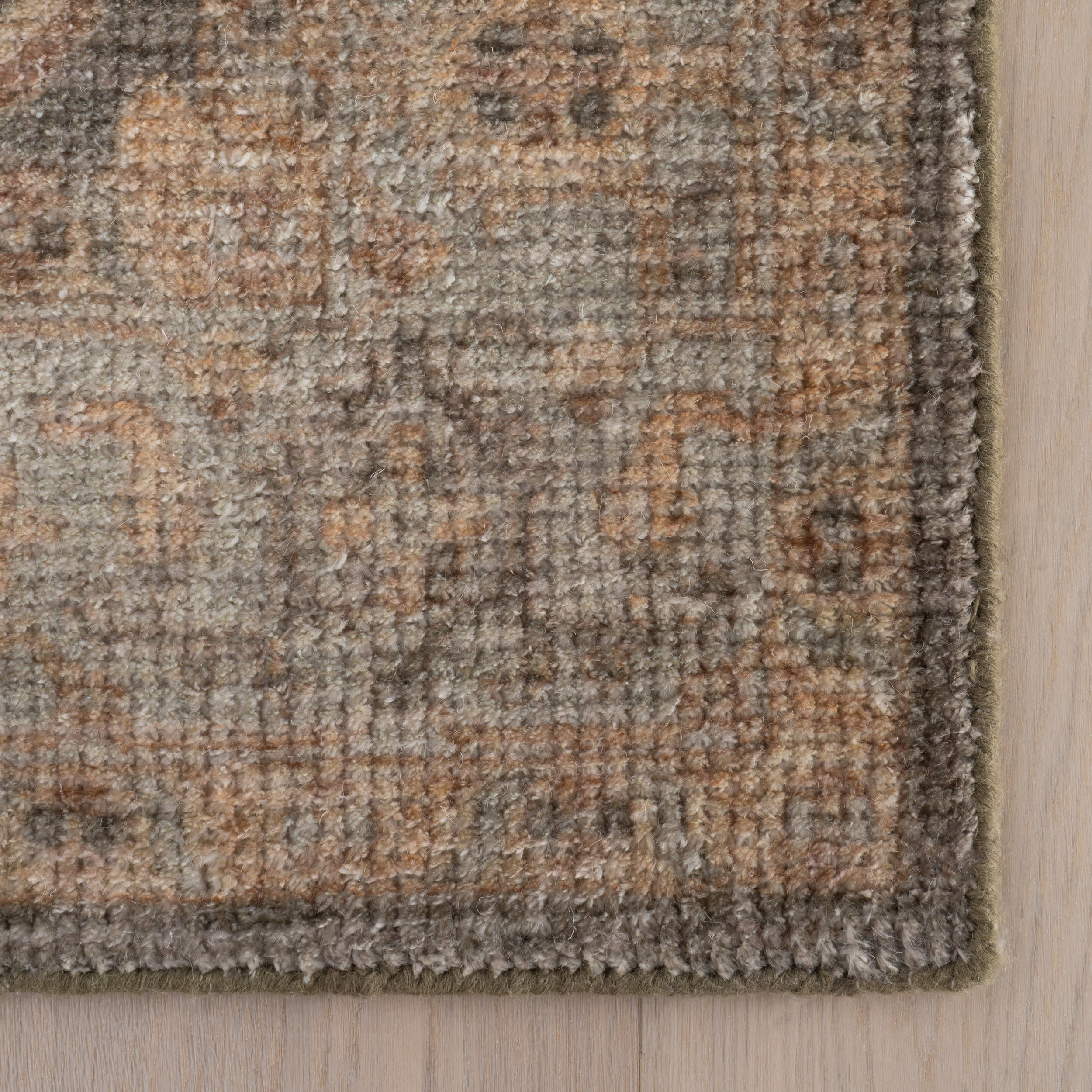 Nira Hand Tufted Wool-Blend Rug | Brown - Image 4