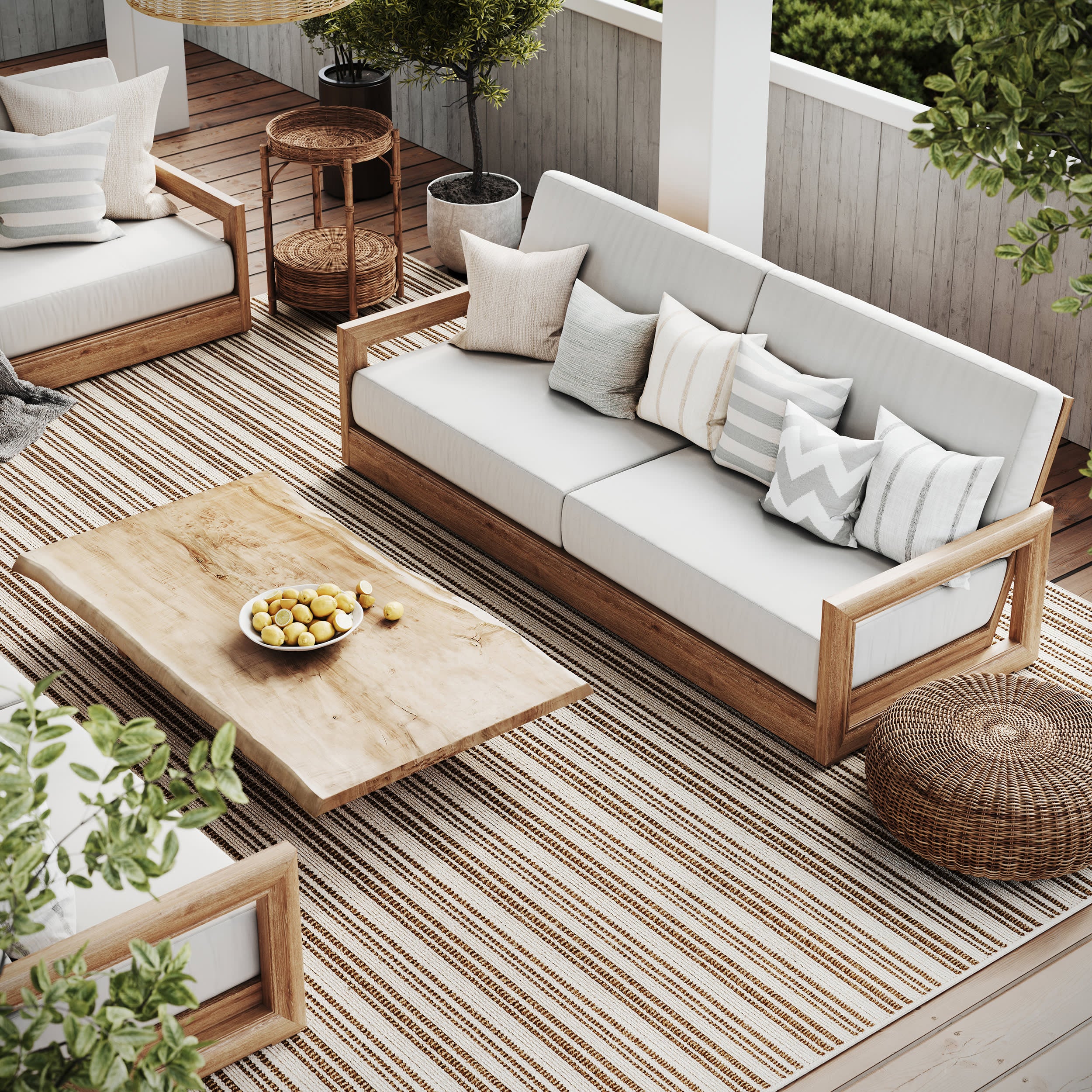 Boniface Indoor/Outdoor Rug | Brown - Image 9