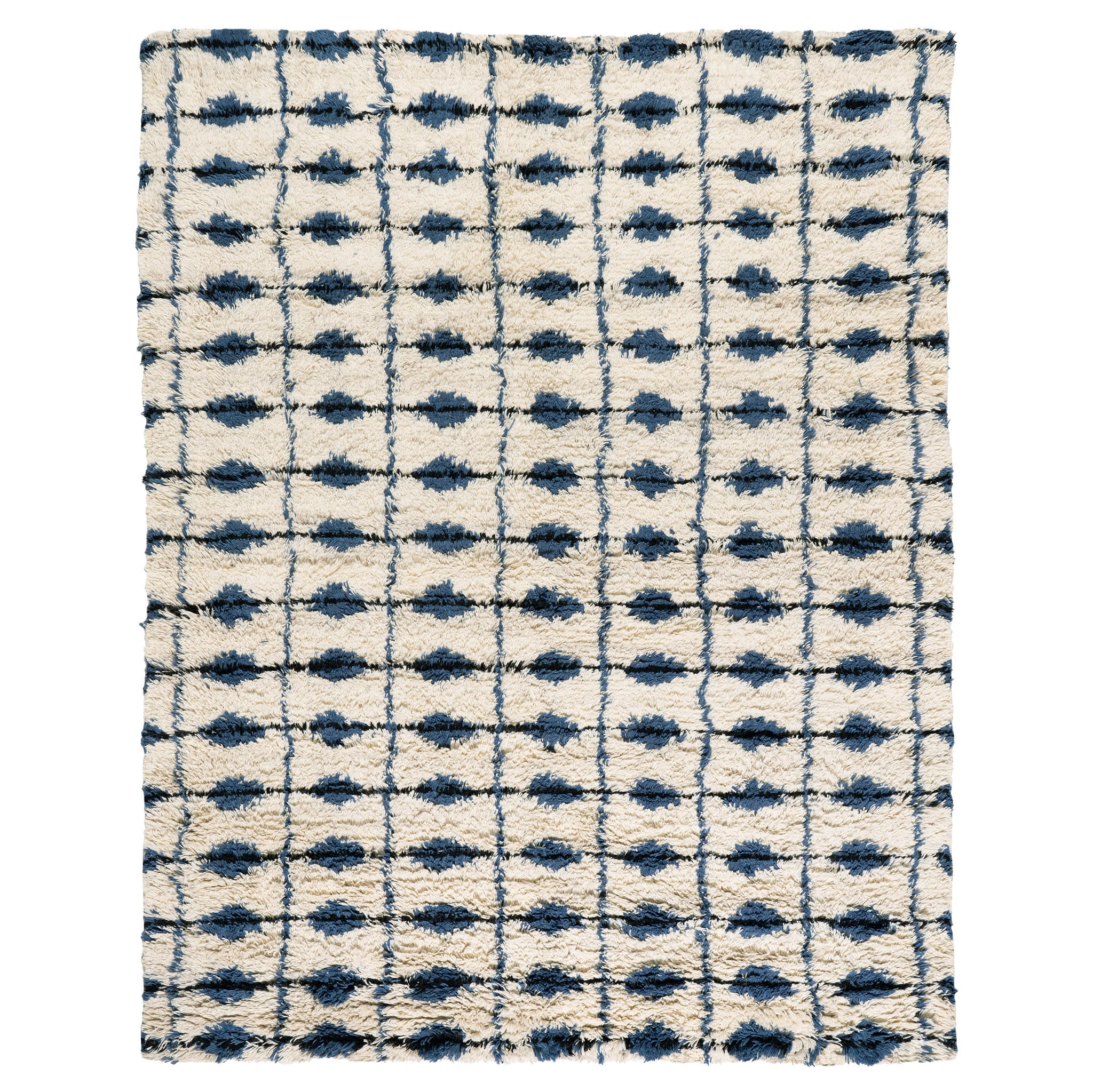 Noma Handwoven Wool Rug | Indigo - Image 2