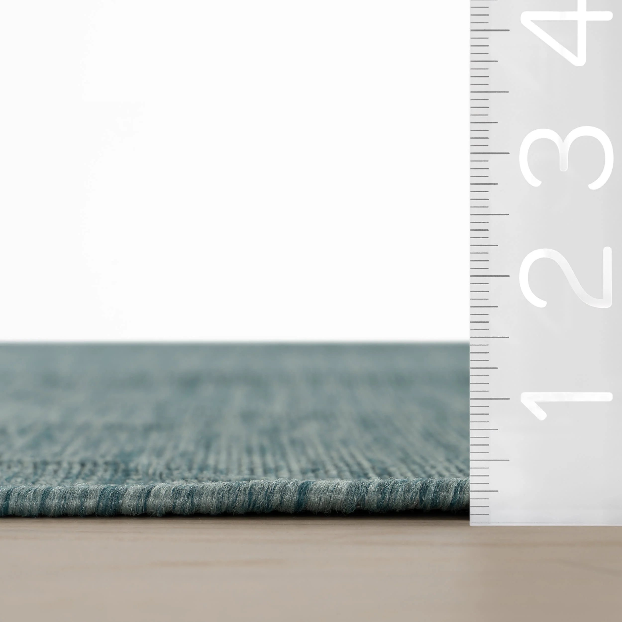 Noore Modern Trellis Indoor/Outdoor Rug | Aqua - Image 6