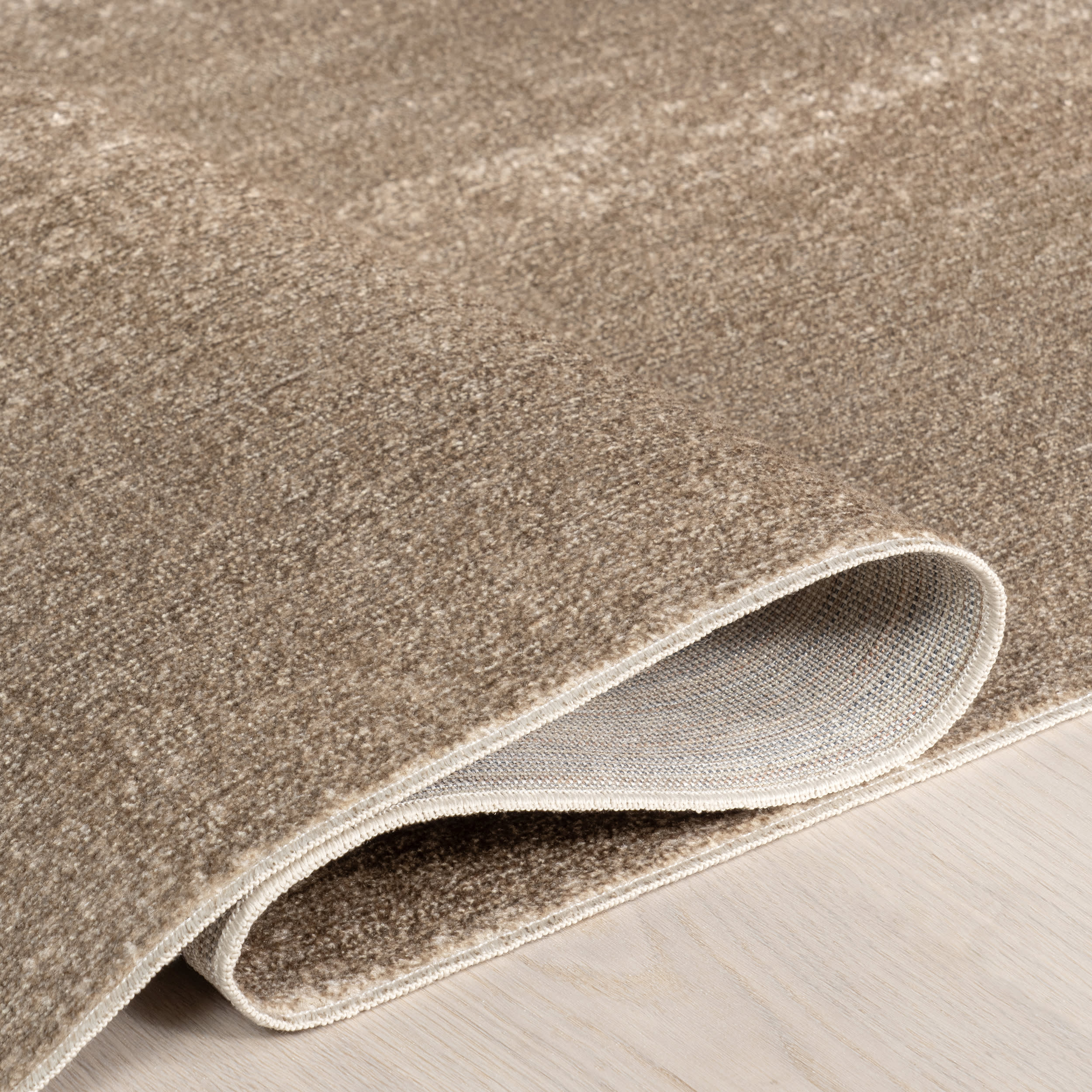 Nori Lustered Solid Washable Rug | Beige - Image 9