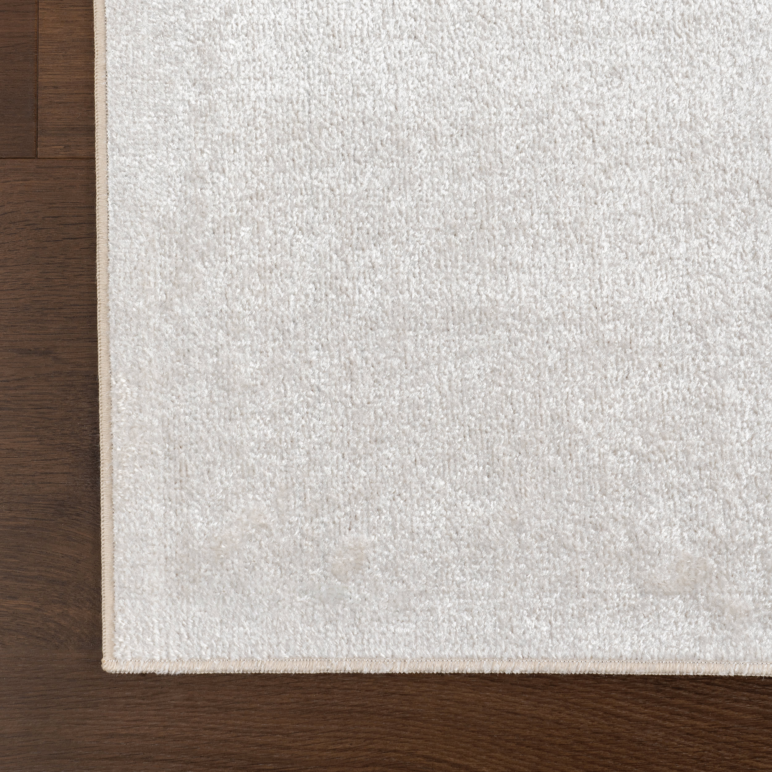 Nori Lustered Solid Washable Rug | Cream - Image 4