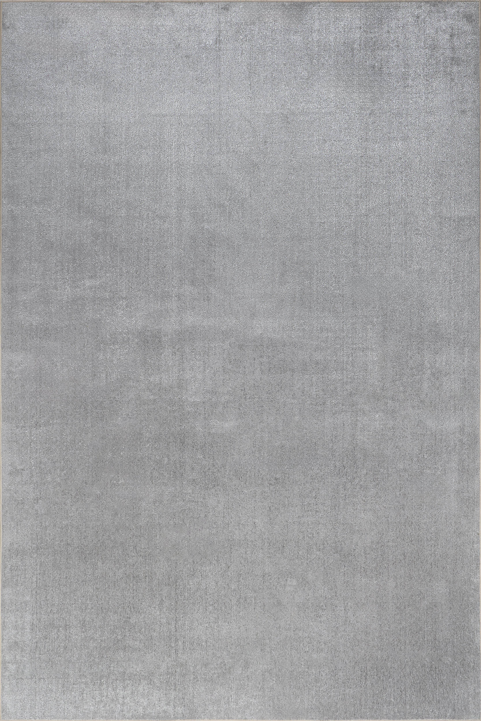 Nori Lustered Solid Washable Rug | Light Grey