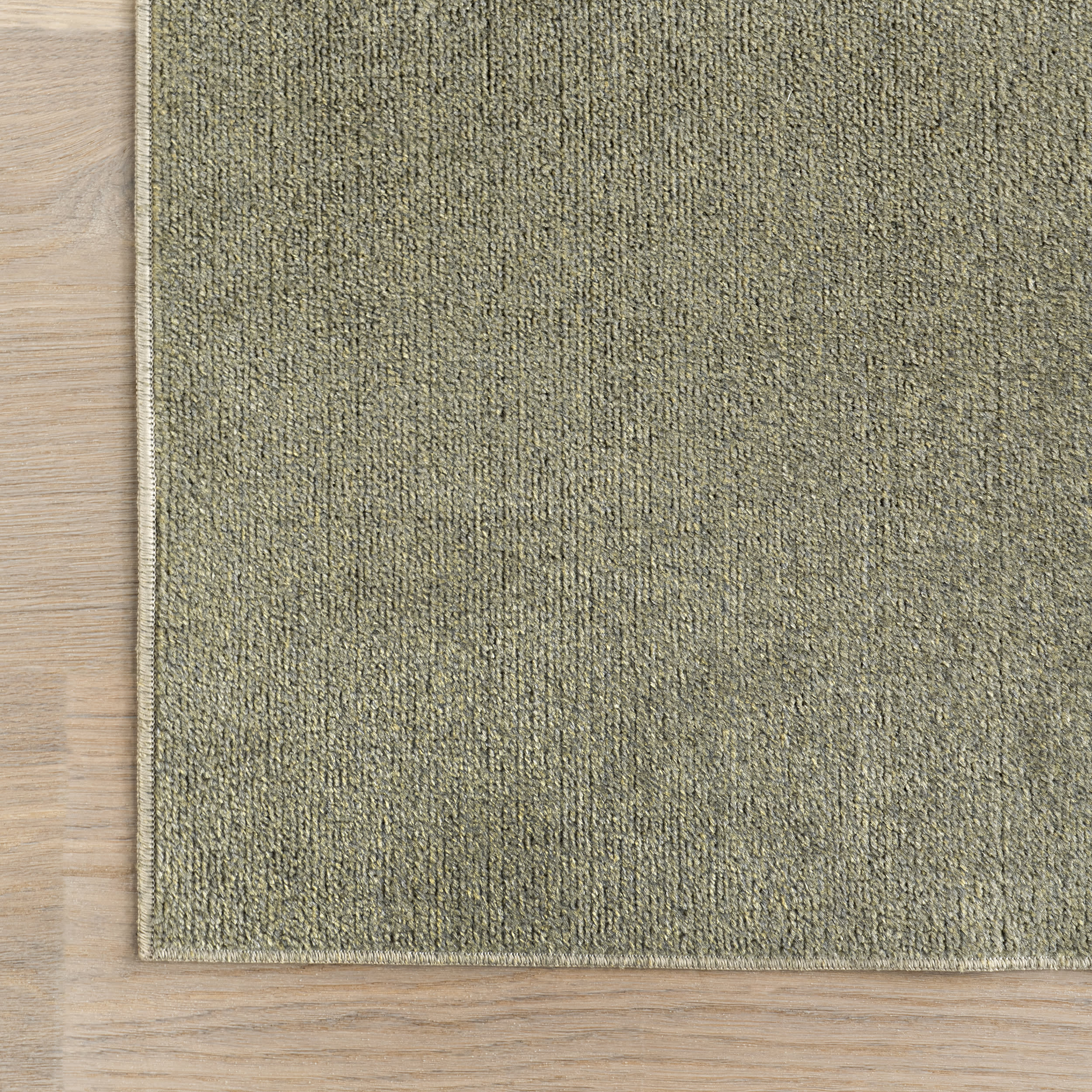 Nori Lustered Solid Washable Rug | Sage Green - Image 4
