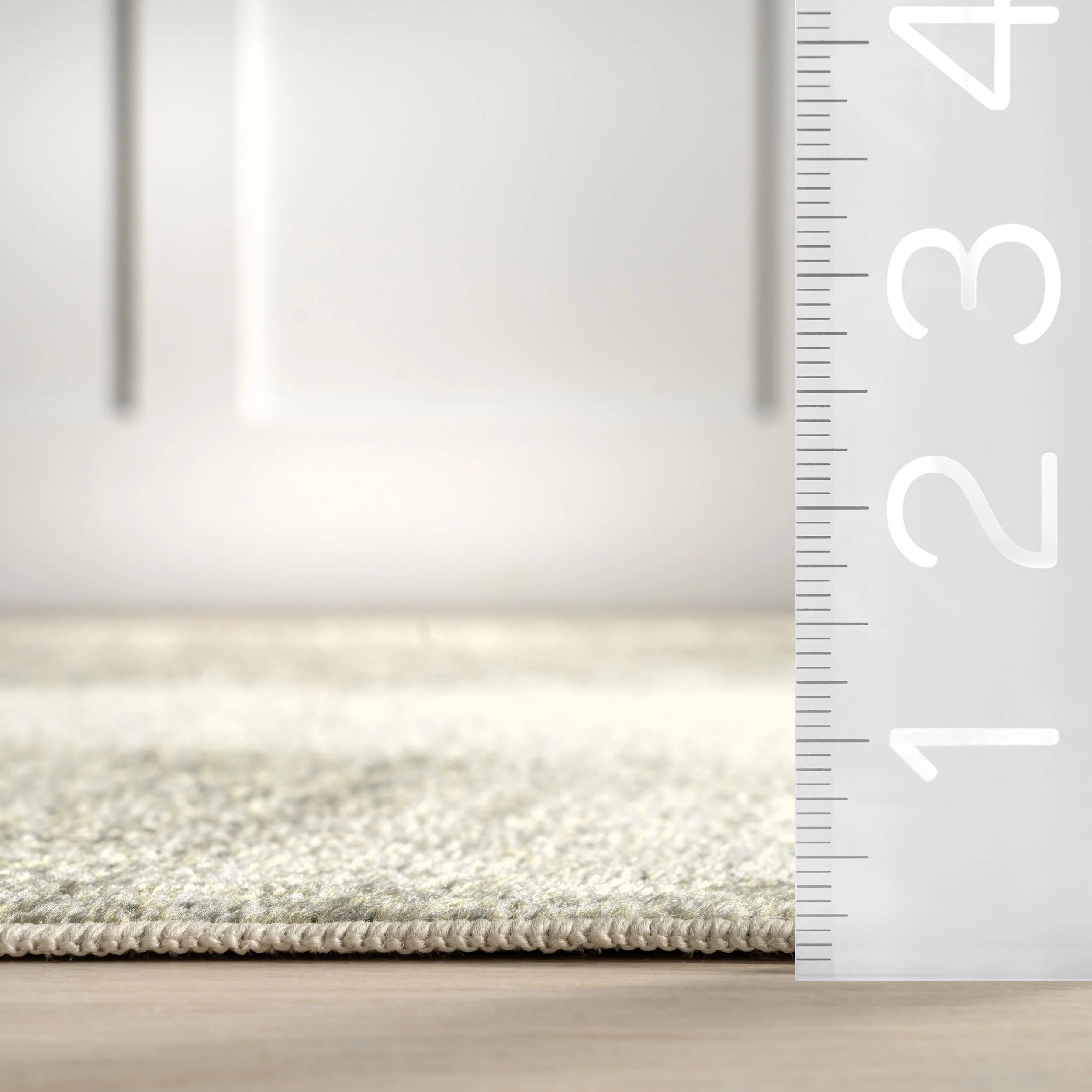 Nori Lustered Solid Washable Rug | Sage Green - Image 6